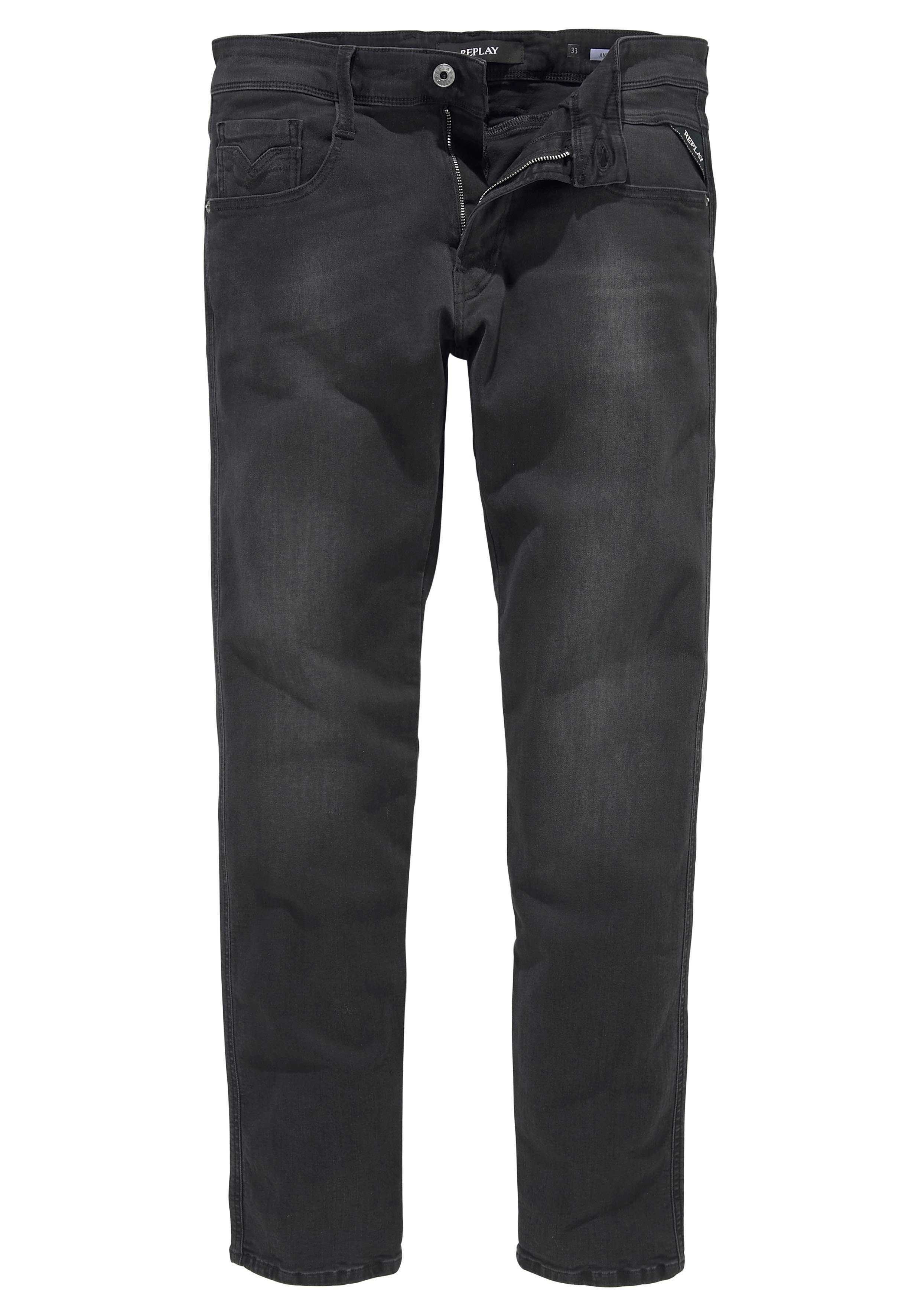 Superstretch Replay black-washed Slim-fit-Jeans Anbass