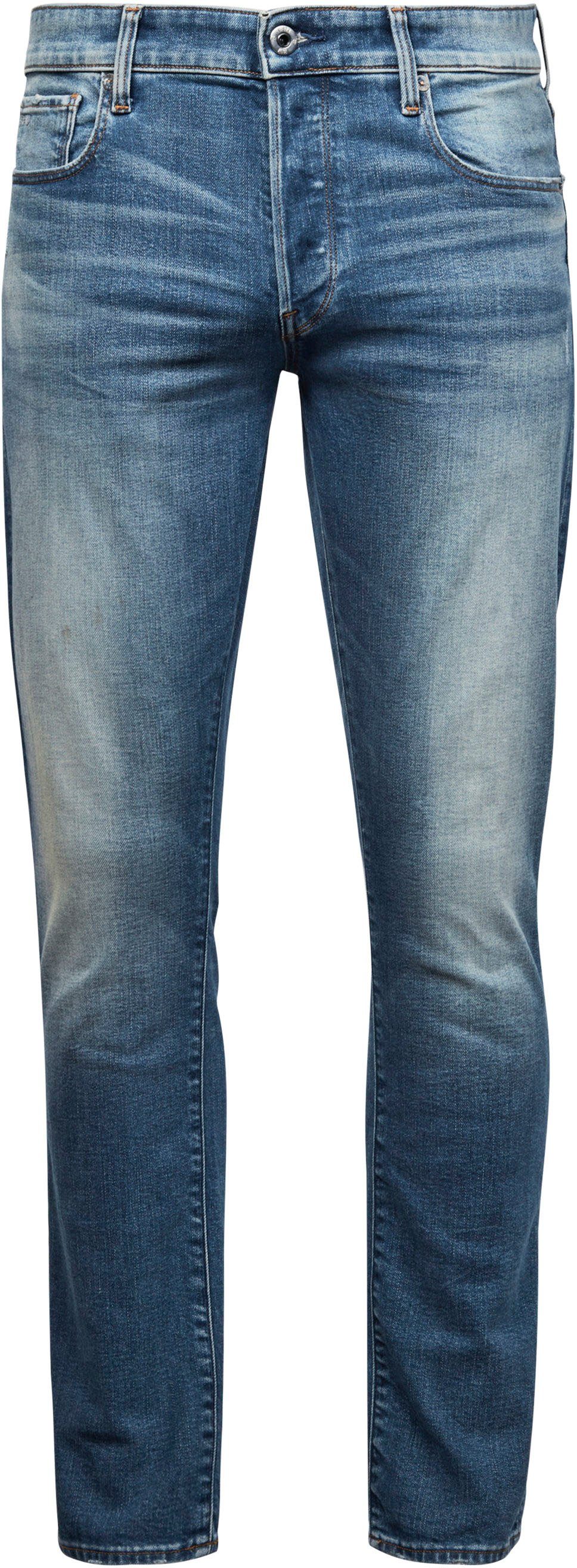 Tapered Regular-fit-Jeans 3301 RAW vintage Straight blue G-Star modern