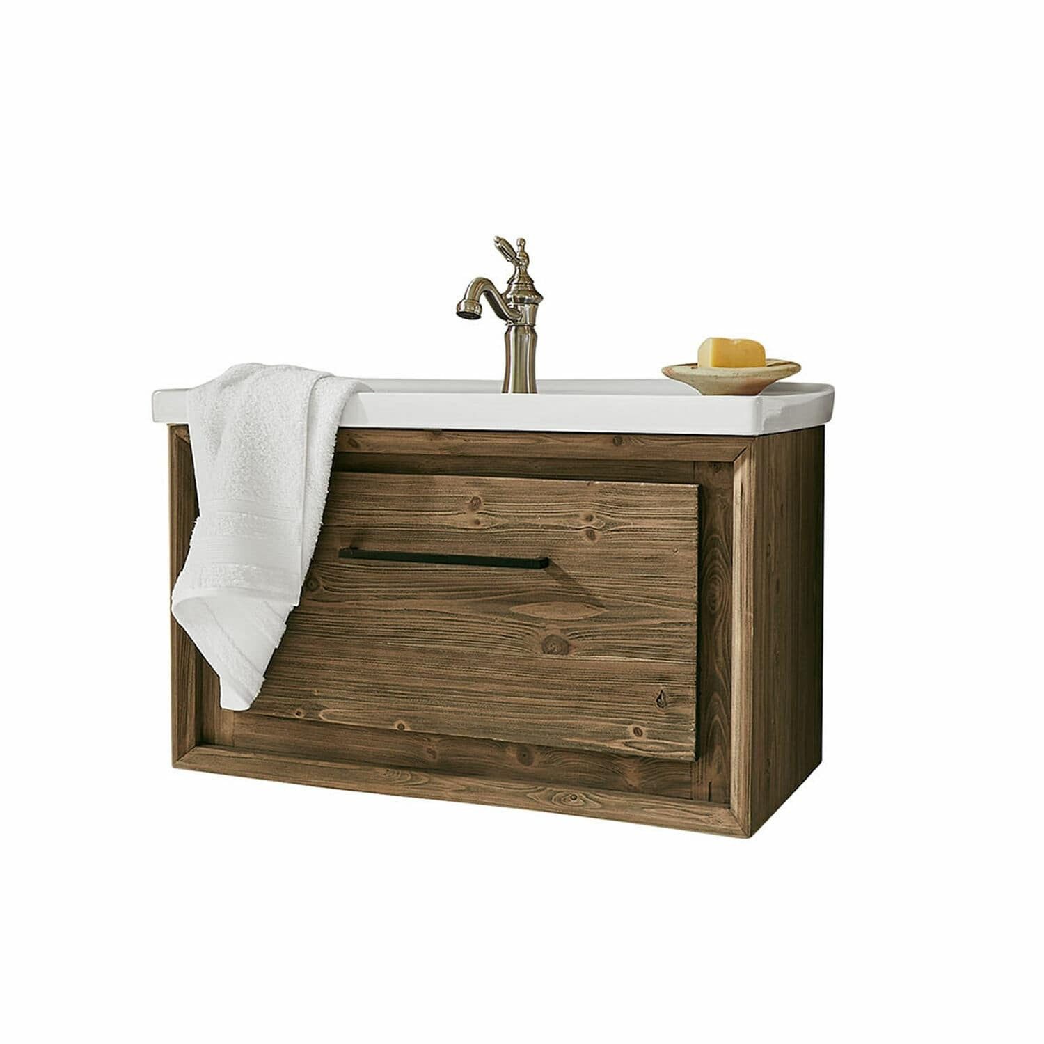 Waschtisch Waschtisch Greenhaven weiß/braun