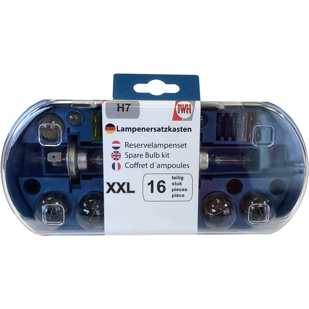IWH KFZ-Ersatzleuchte 55 Ersatzlampenbox 019500 Leuchtmittel 12 V W IWH H7 Halogen