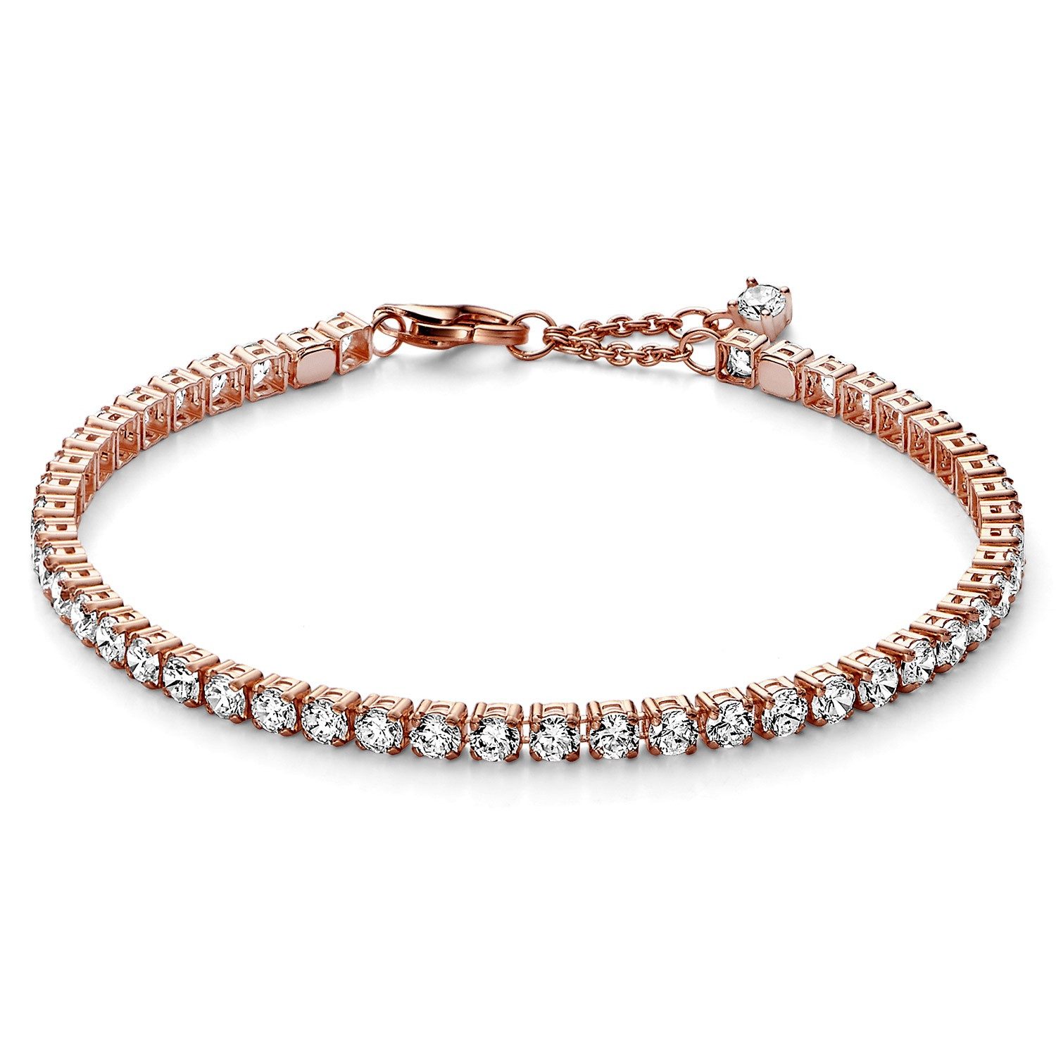 Pandora Tennisarmband Funkelndes Tennisband Roségoldfarben günstig online kaufen