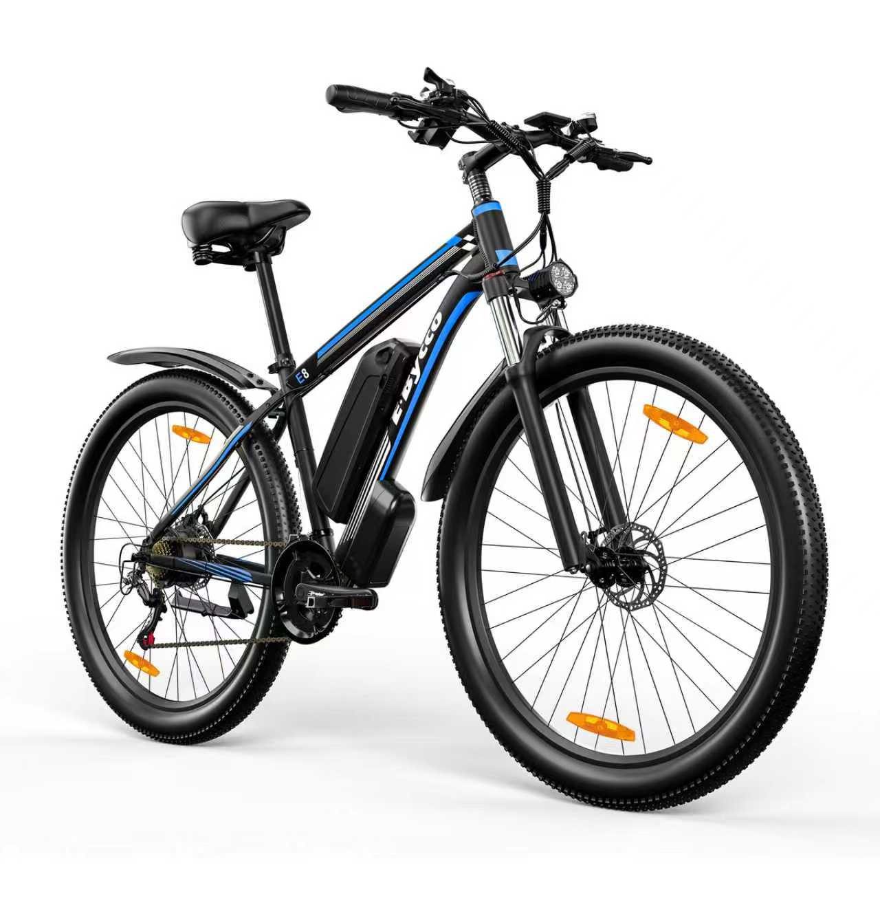 Vankel E-Bike Cityrad E8 E-Fahrrad 840WH Pedelec, Damen u. Herren 48V 17,5AH Max.100 km, Heckmotor, 840 Wh, Heckmotor,25 KM/H, bis 100km, e-bikes Herren/Damen Elektrofahrrad