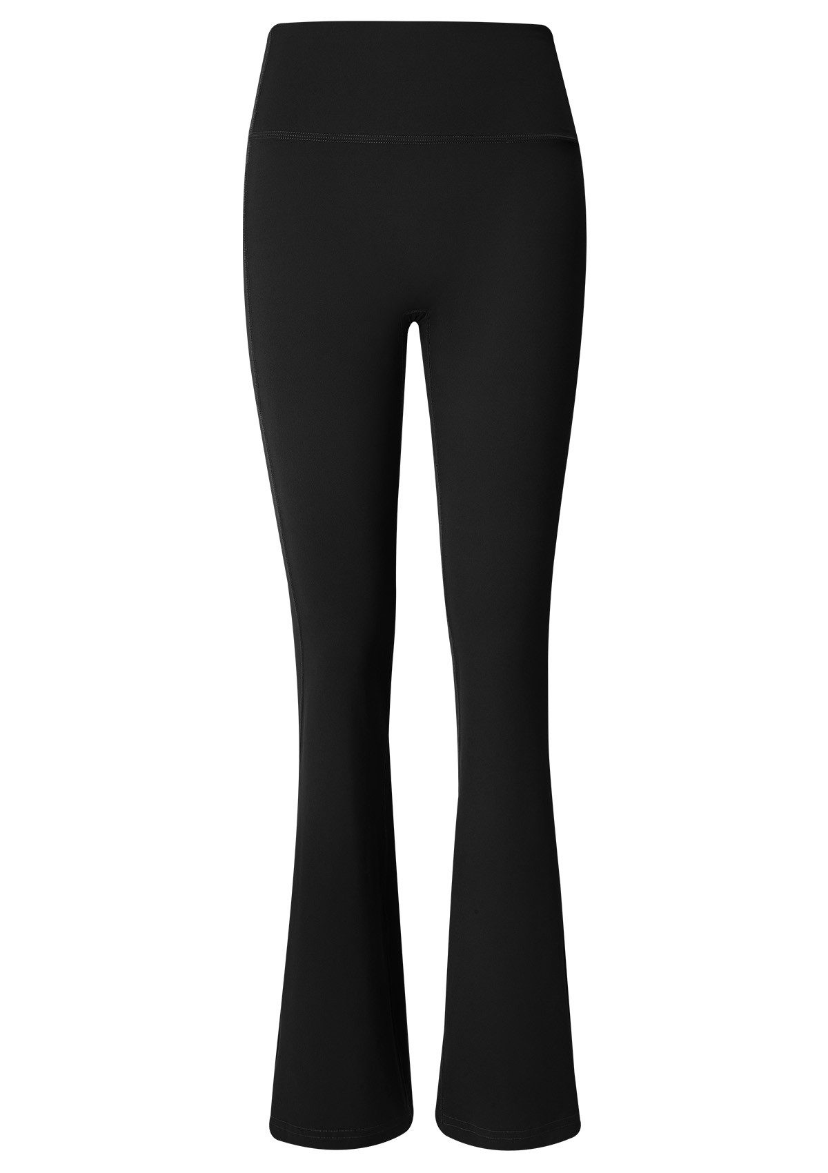 Yvette Schlaghose Damen Flared Yoga bequem Leggings hohe Taille Jogginghose günstig online kaufen
