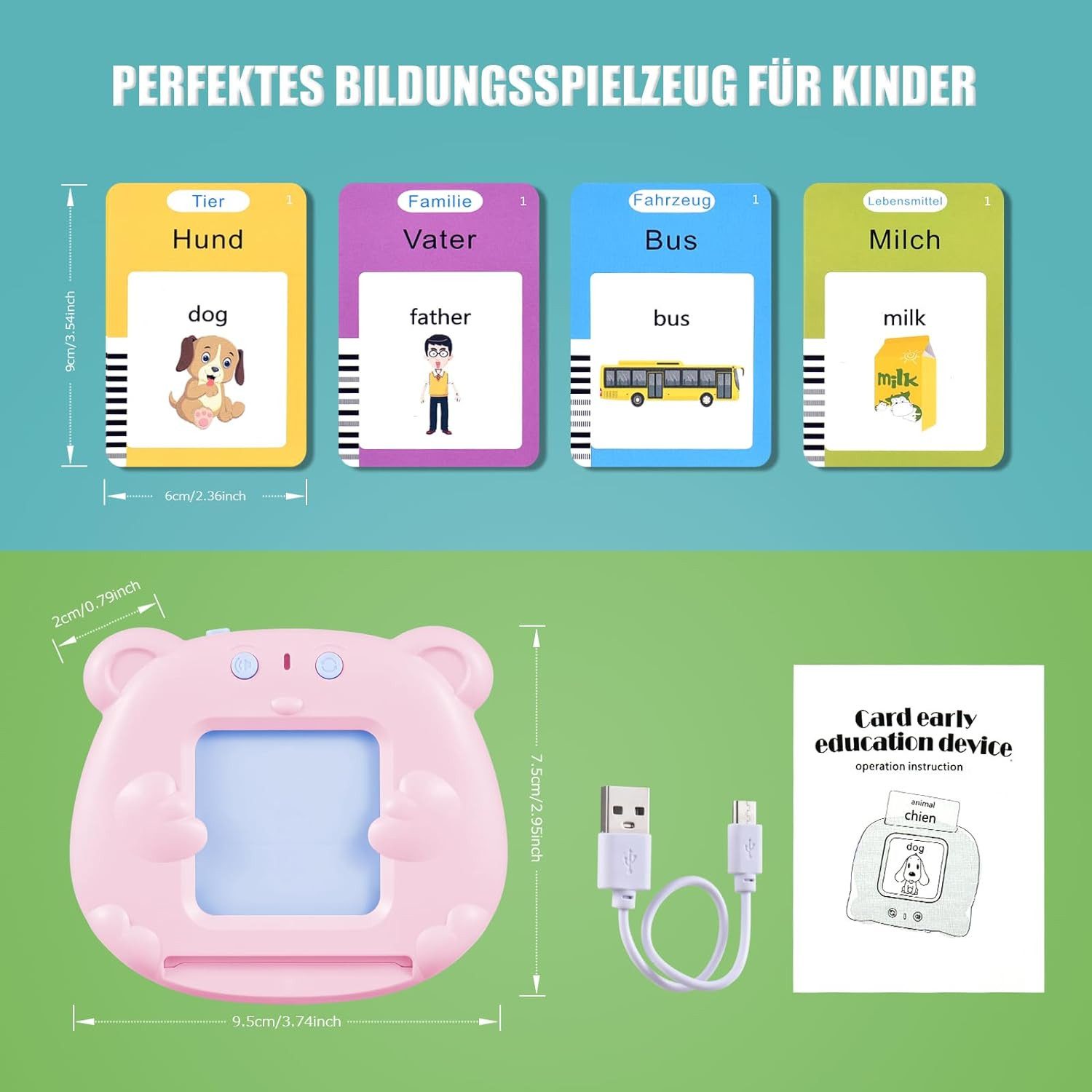 ROY Lernspielzeug Vokabelfreund Sprechende Lernkarten für günstig online kaufen