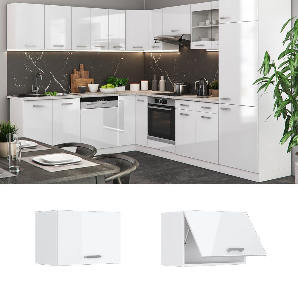 Vicco Hängeschrank R-Line, Weiß Hochglanz/Weiß, 60 günstig online kaufen