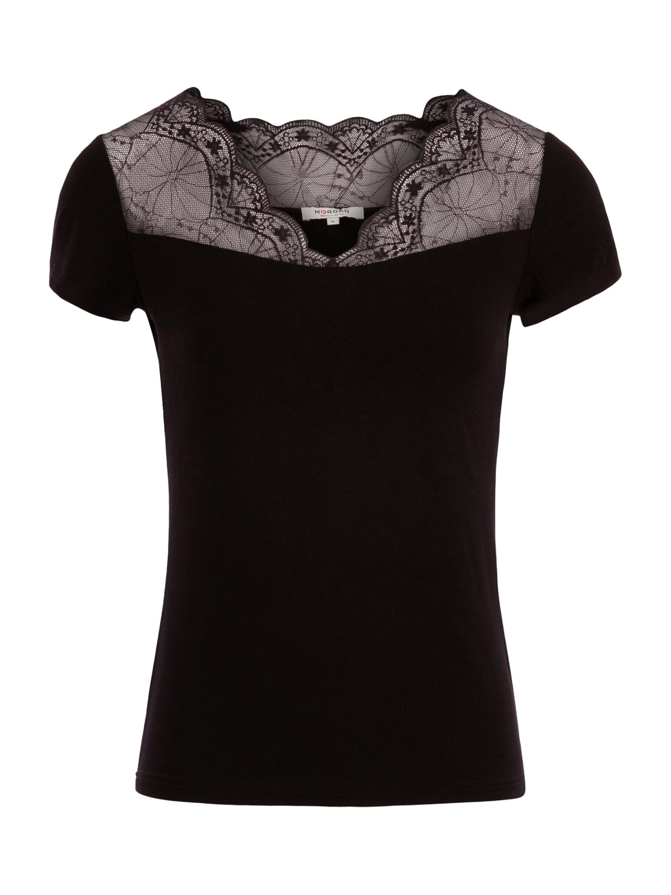 MORGAN T-Shirt LARY (1-tlg) Spitze