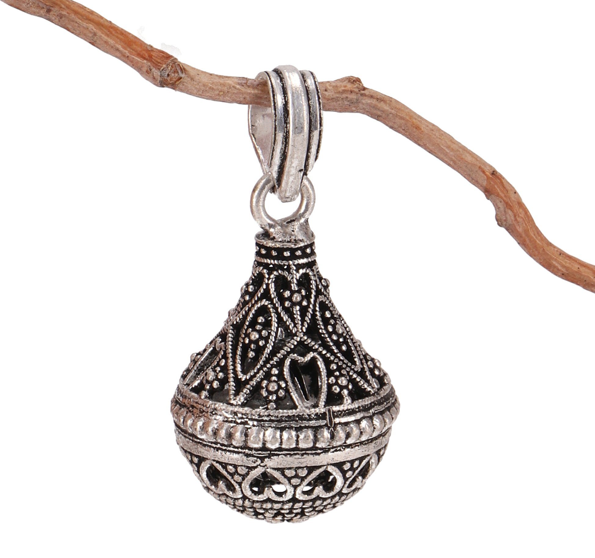 Guru-Shop Kettenanhänger Engelsrufer, silberne Klangkugel Kettenanhänger.. günstig online kaufen