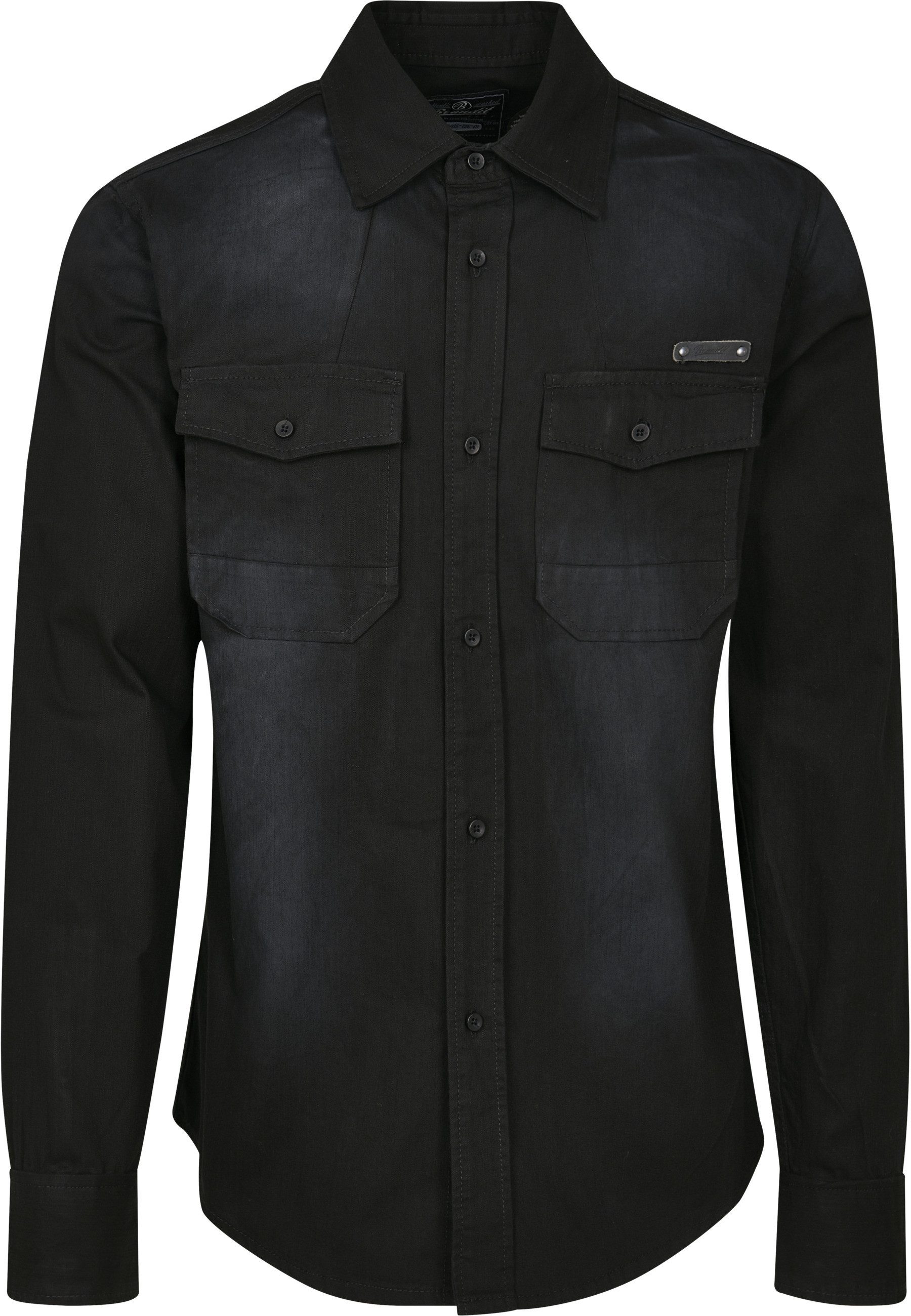 Kurzarmshirt Brandit Herren Hardee Denim Shirt
