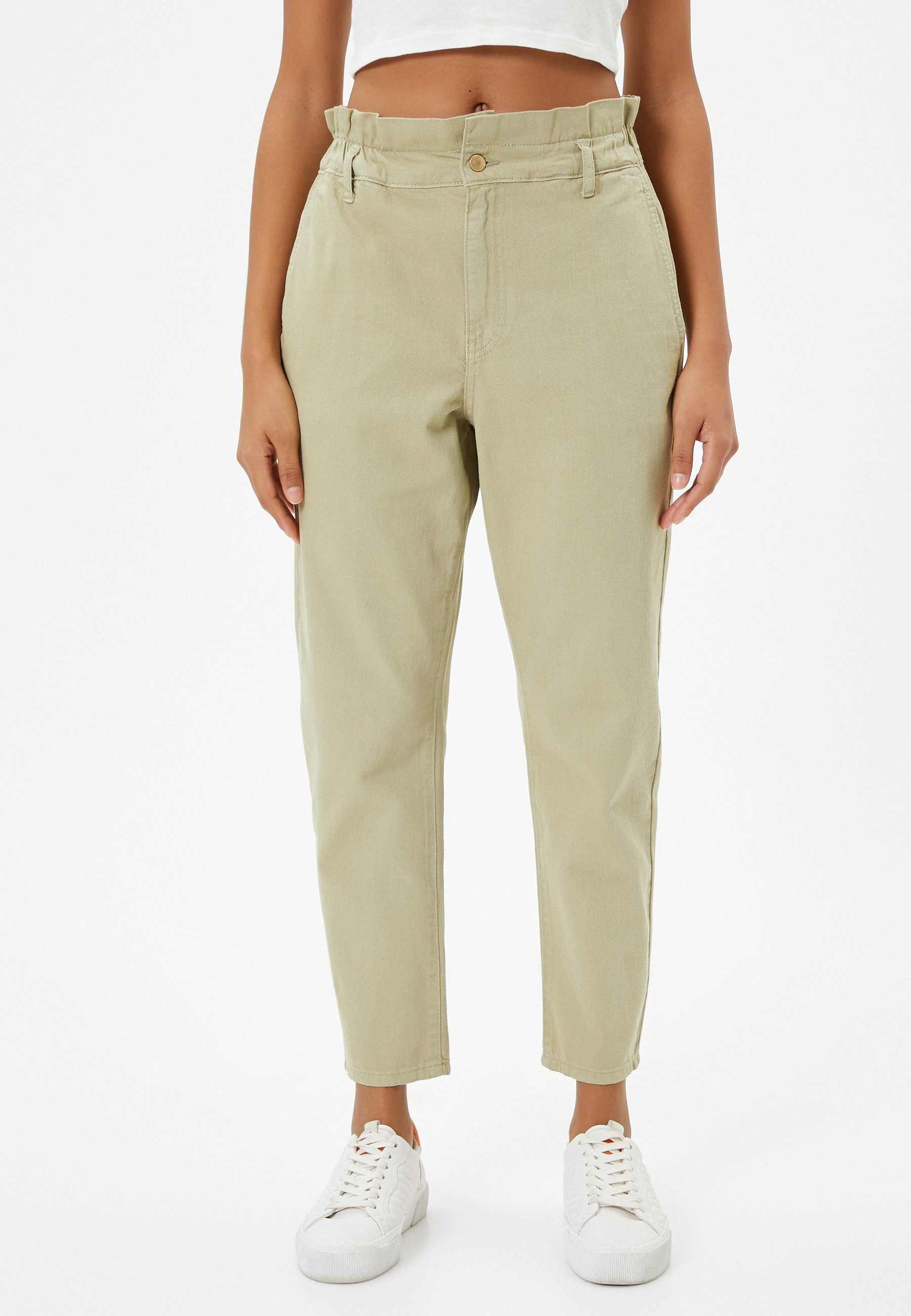 Koton Relax-fit-Jeans Hohe Leibhöhe Baggy Relax-fit-Jeans