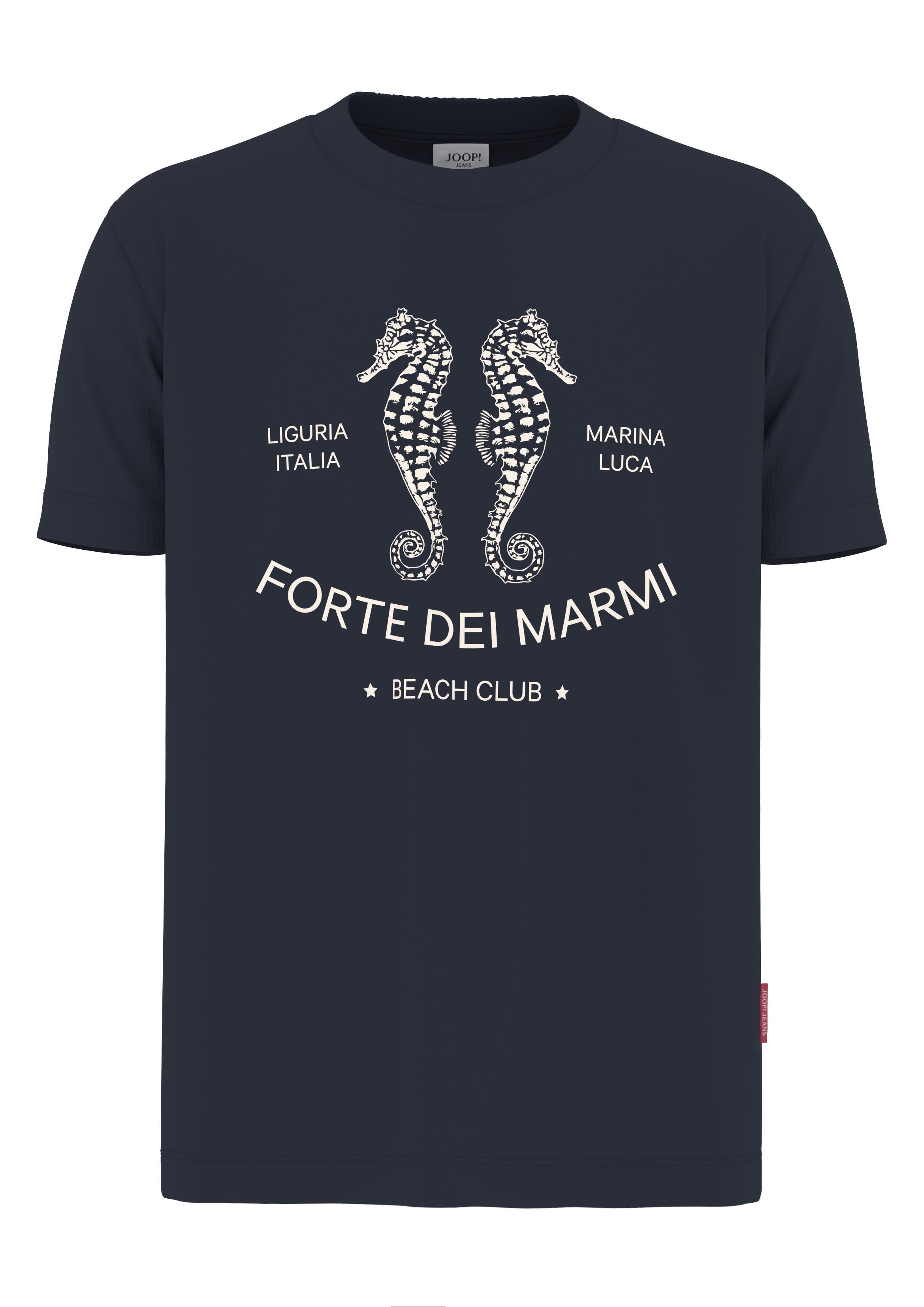 Joop Jeans Kurzarmshirt "Almir", Mit Italienprint günstig online kaufen