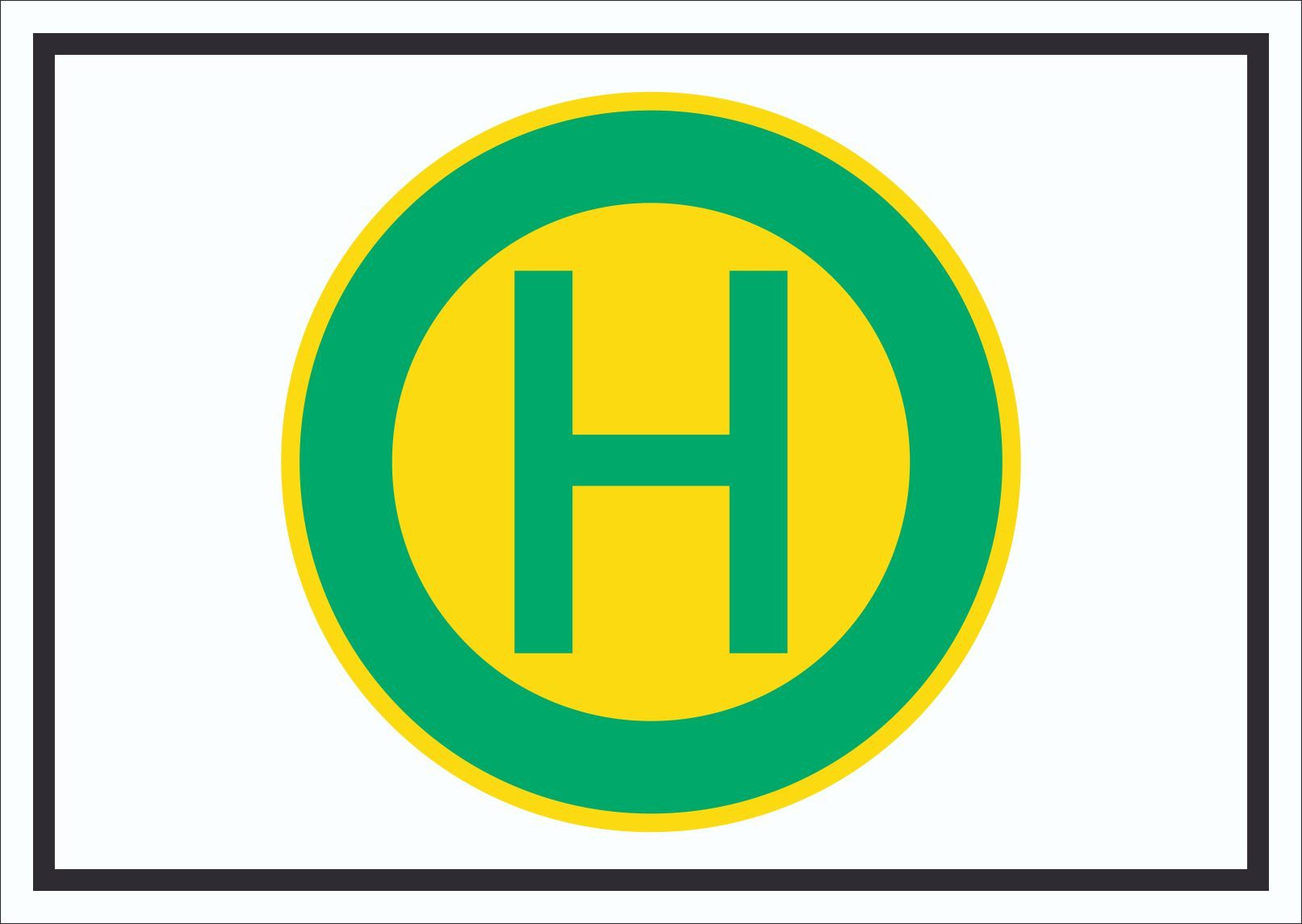 Hinweisschild Schild Haltestelle Symbol
