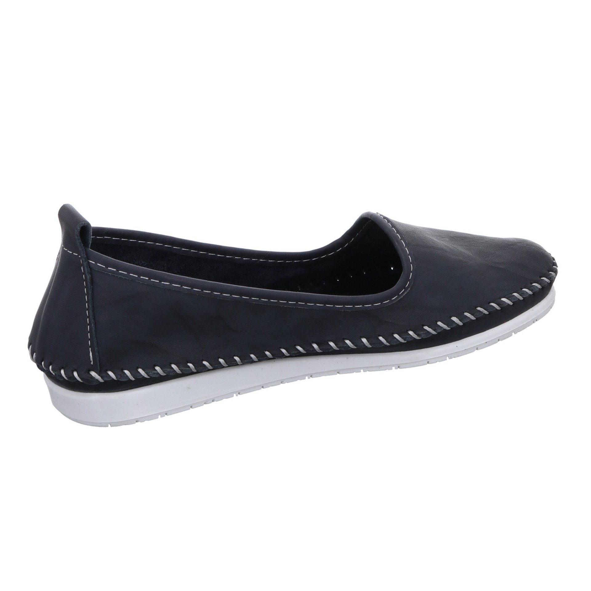 Conti dunkelblau Slipper Schuhe Slipper Damen Glattleder Andrea Slipper