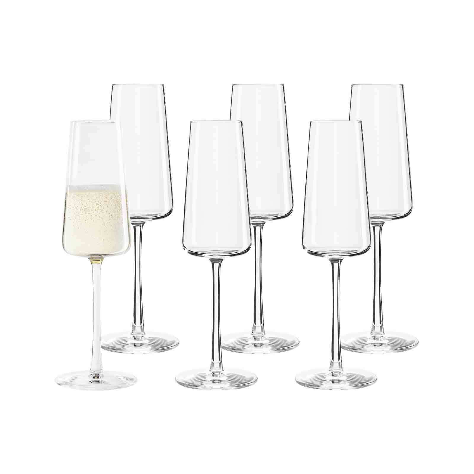 Champagnerglas Power Champagnergläser 240 ml 6er Set