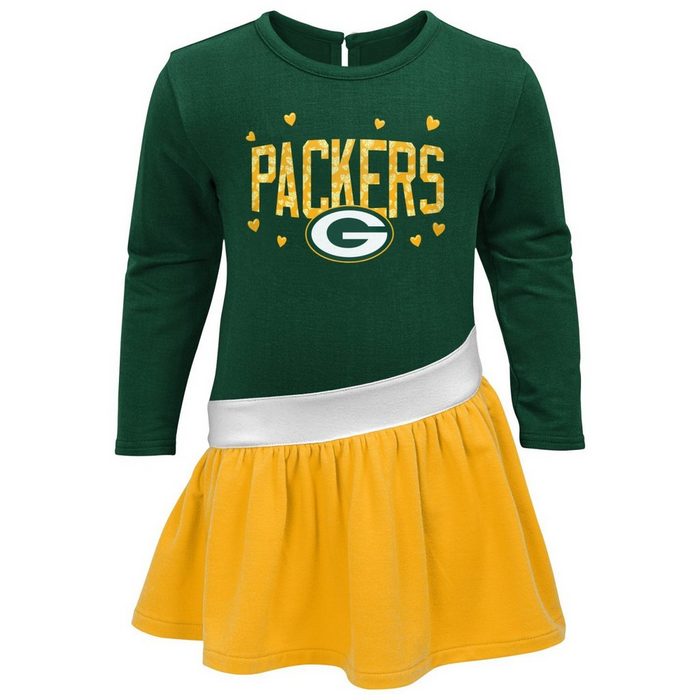 Outerstuff Print-Shirt NFL Tunika Jersey Kleid Green Bay Packers