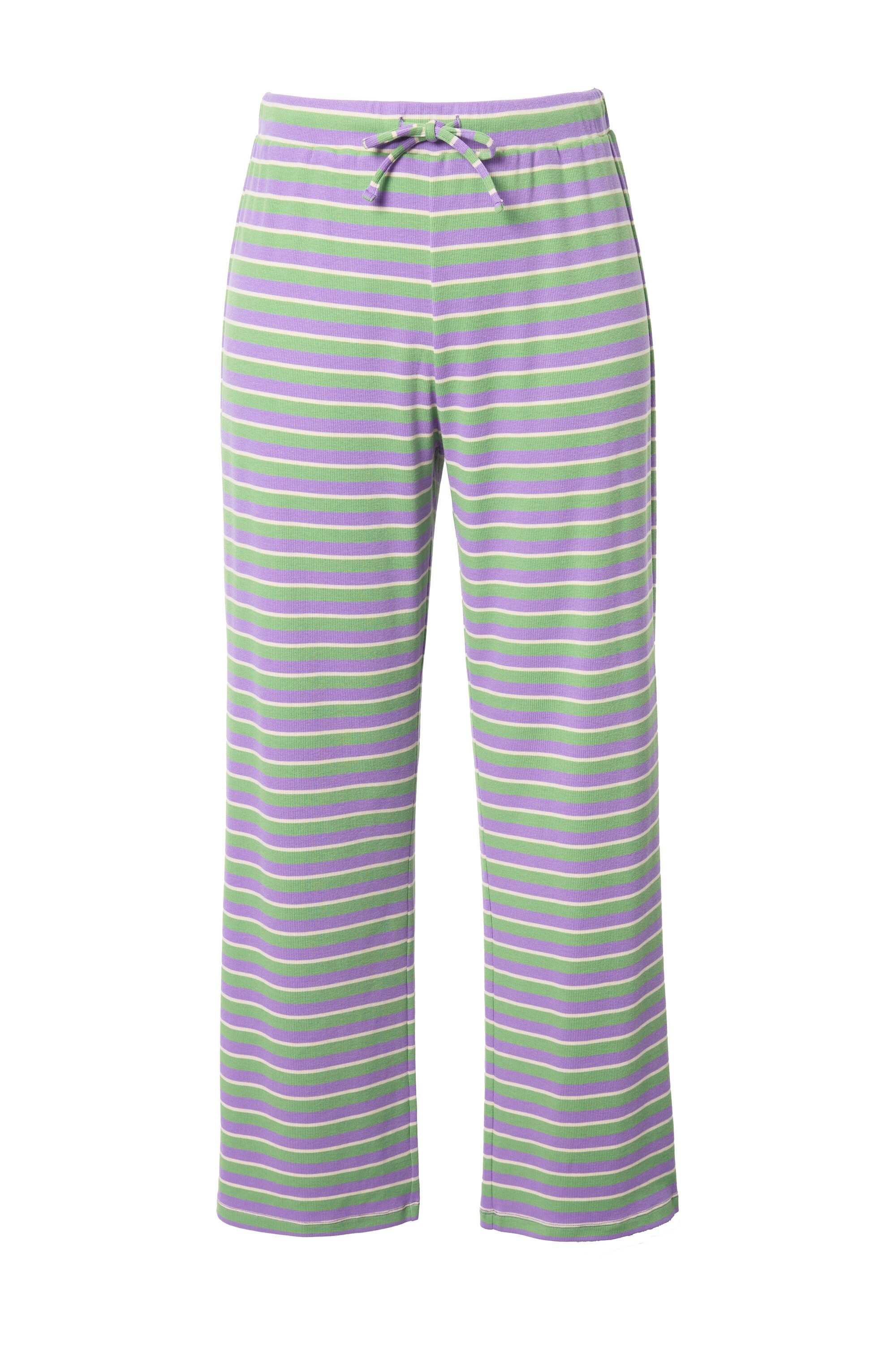 Studio Untold Schlupfhose Ringelhose Wide Legs Rippjersey Elastikbund günstig online kaufen