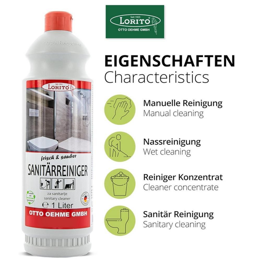 Lorito frisch und sauber Sanitärreiniger 1 Liter Kalklöser