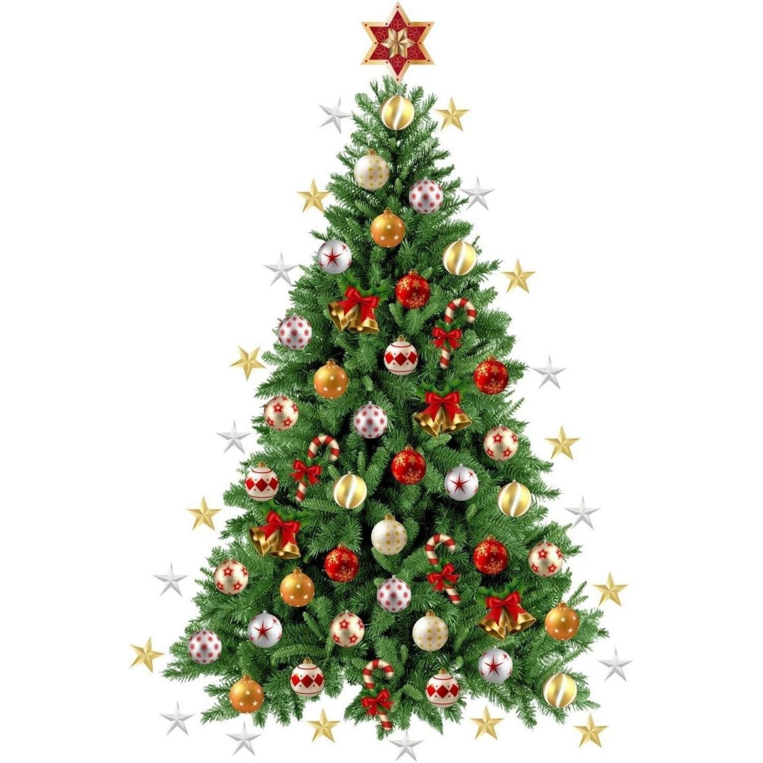 LuxusKollektion Fensterdekoration Weihnachtsbaum Wandtattoo Winterurlaub Deko