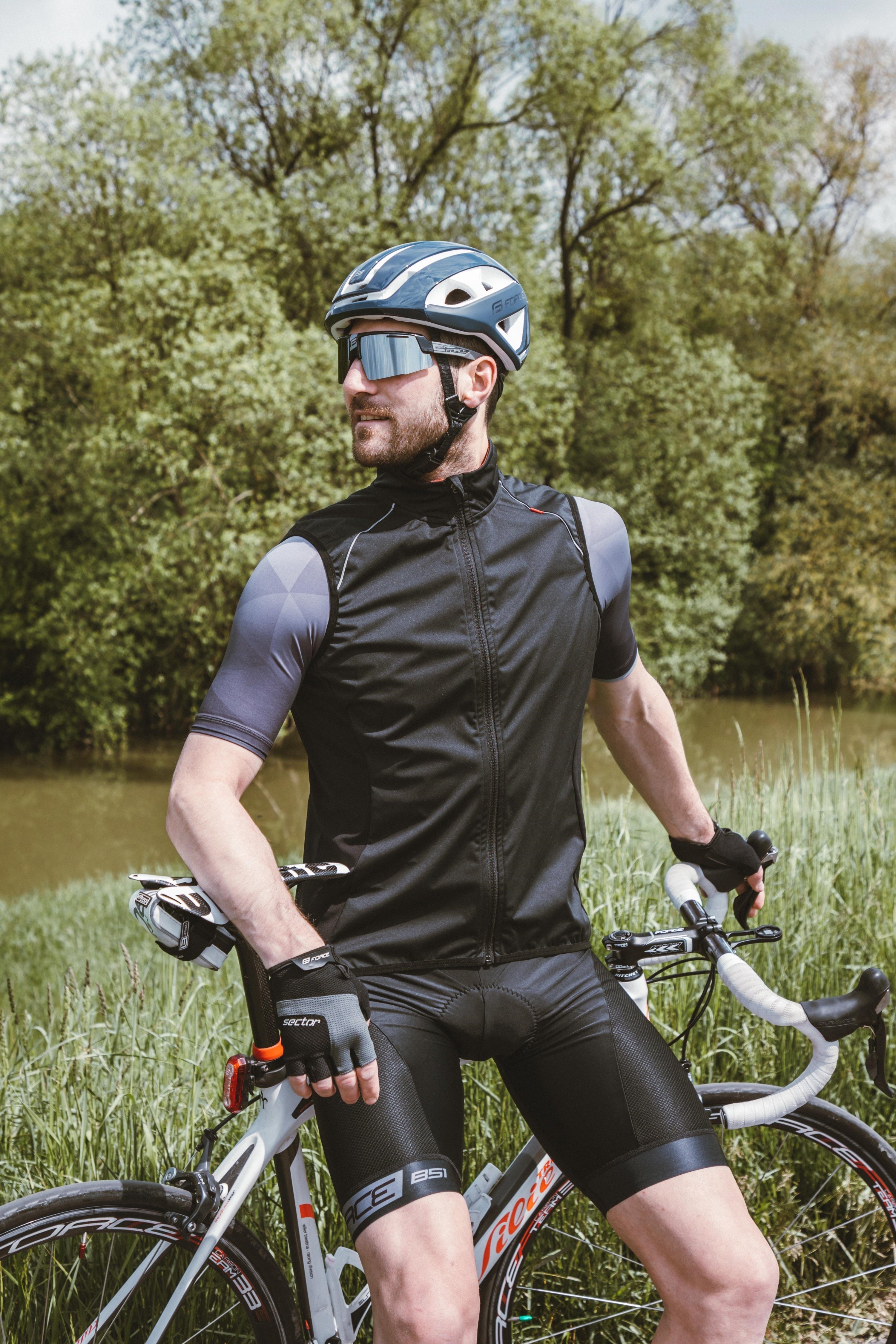 FORCE Funktionsweste Weste FORCE LASER schwarz +15 °C und darüber