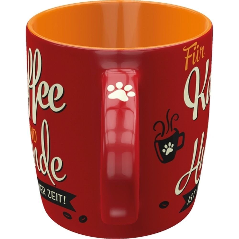 Nostalgic-Art Tasse Kaffeetasse - PfotenSchild - Kaffee & Hunde