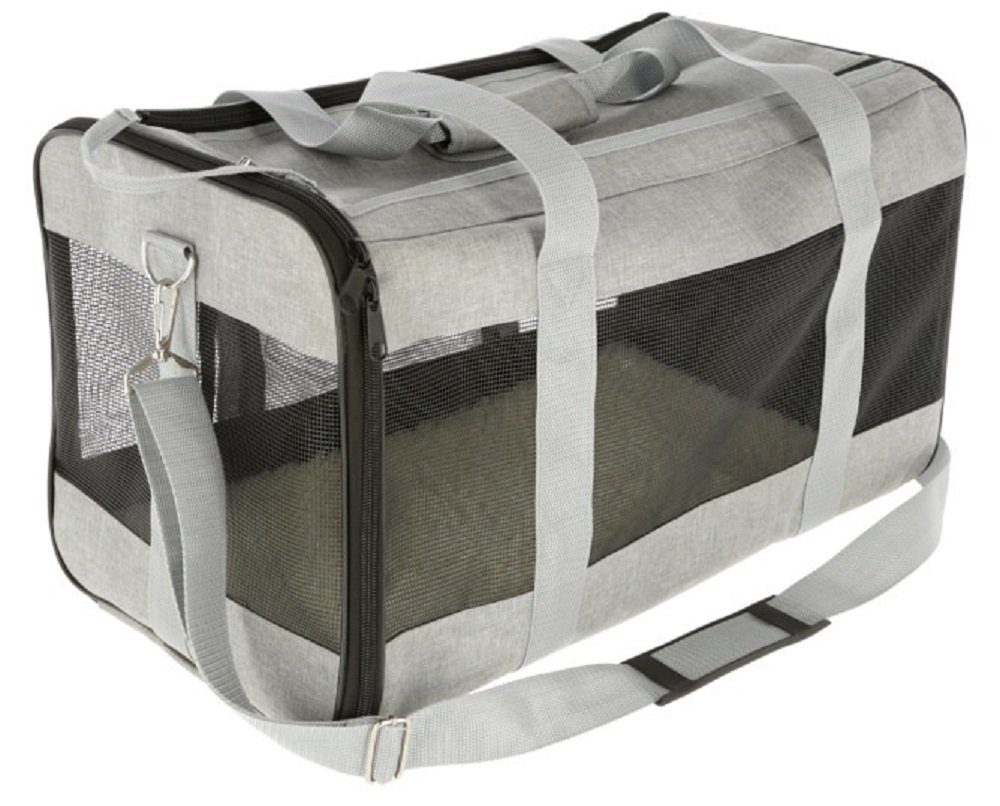 Kerbl Tiertransportbox Kerbl Tragetasche Casual 41x28x29cm grau 80578
