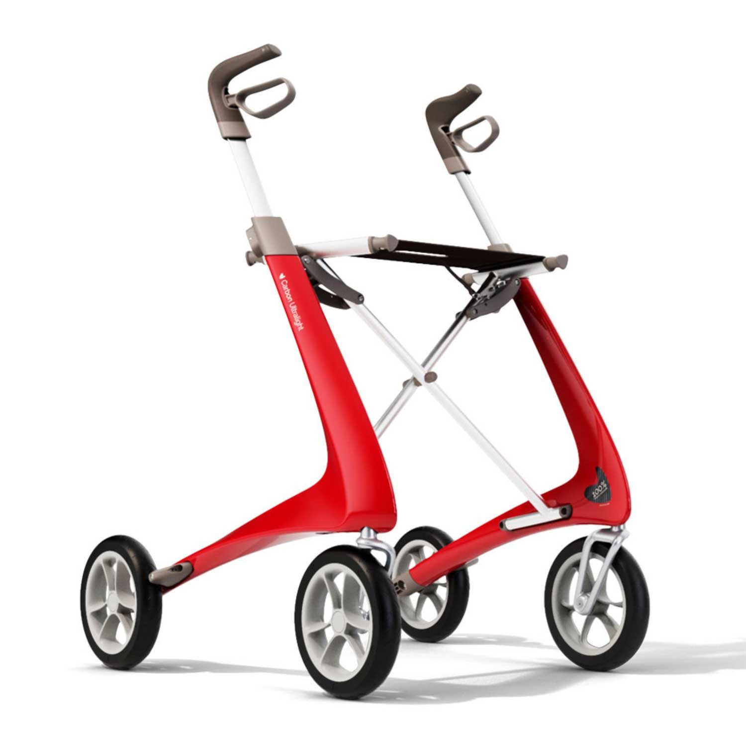 LUDWIG BERTRAM GmbH Rollator Acre Carbon Ultralight Rollator Komfort - Erdbeerrot