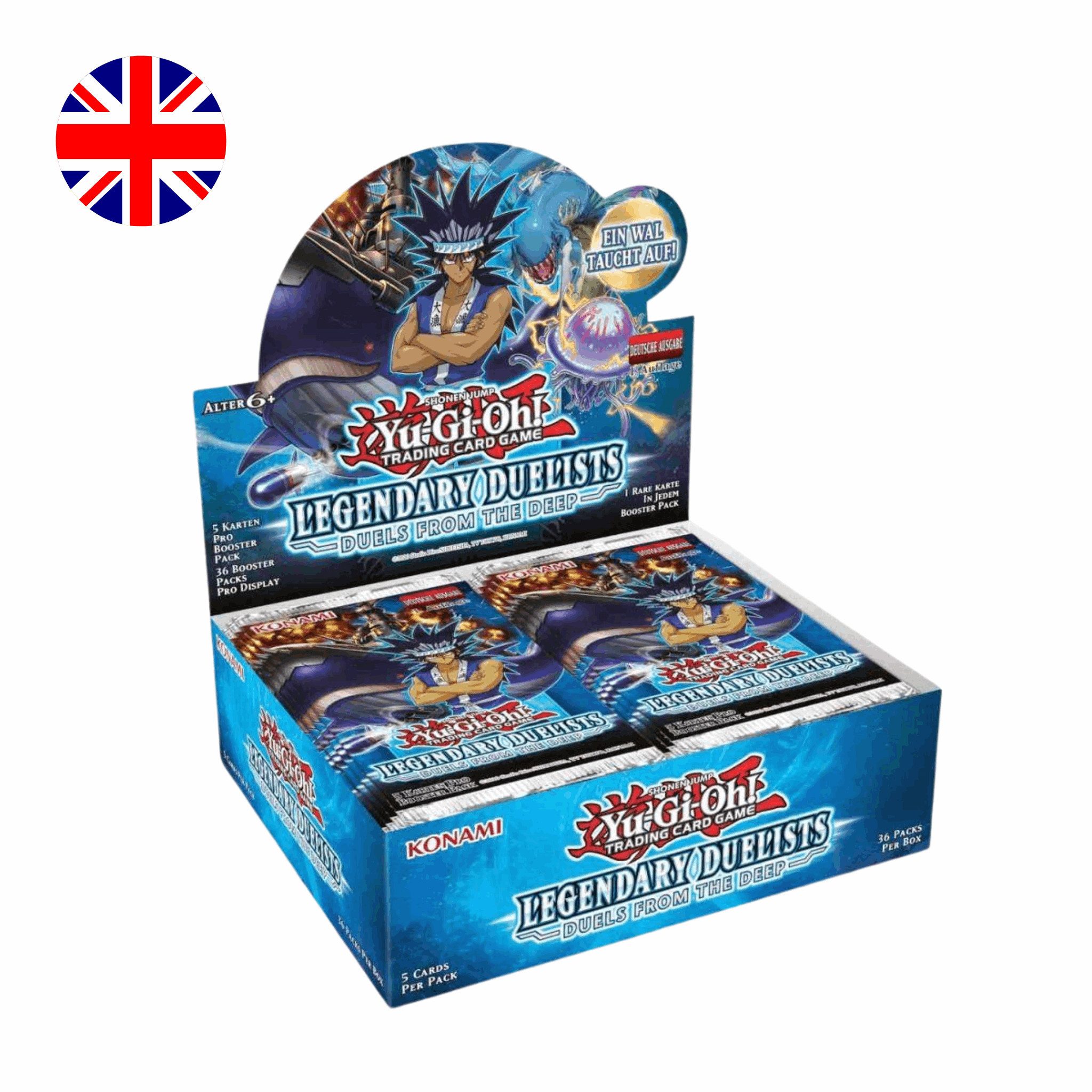 Konami Sammelkarte Yu-Gi-Oh! Legendary Duelists: Duels from the Deep Display Englisch