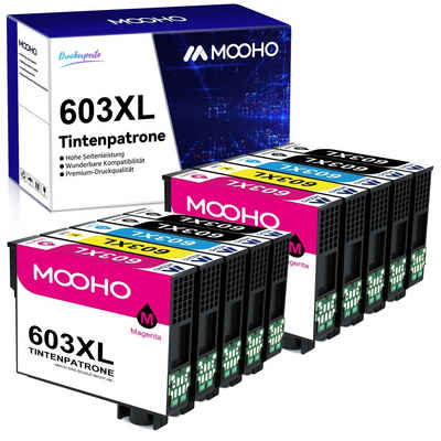 MOOHO »ersetzt für Epson 603XL 603 XL WF-2830 WF-2810 WF-2850« Tintenpatrone