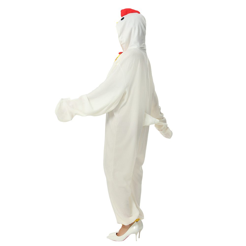 MIESEPETER Kostüm Huhn Jumpsuit Unisex Kostüm MIESEPETER®, Jumpsuit-Kostüm
