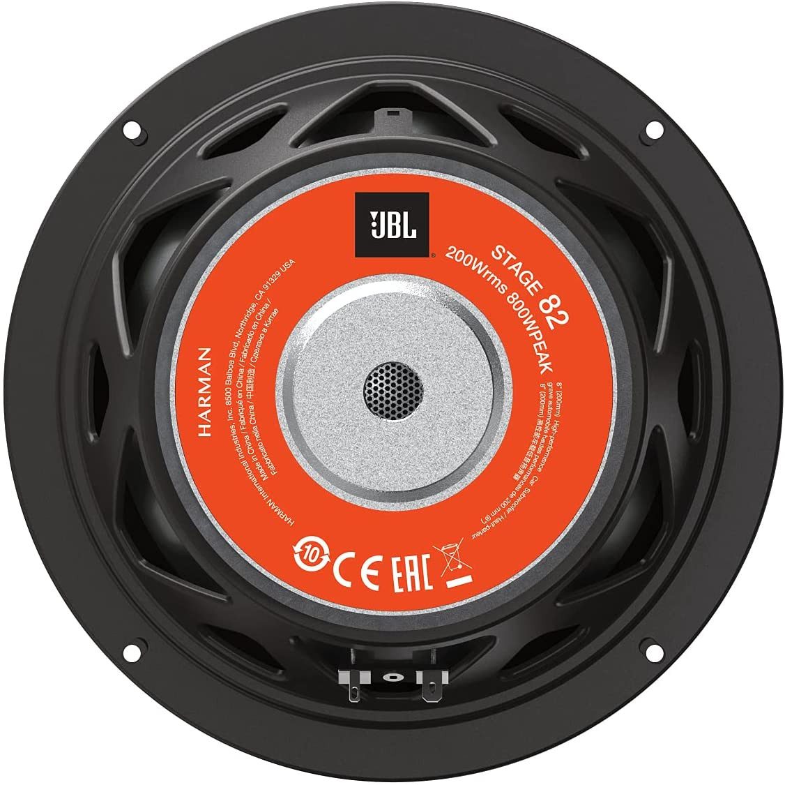 JBL Stage 82 20cm Auto-Subwoofer (200 W, max.: W 20 cm)