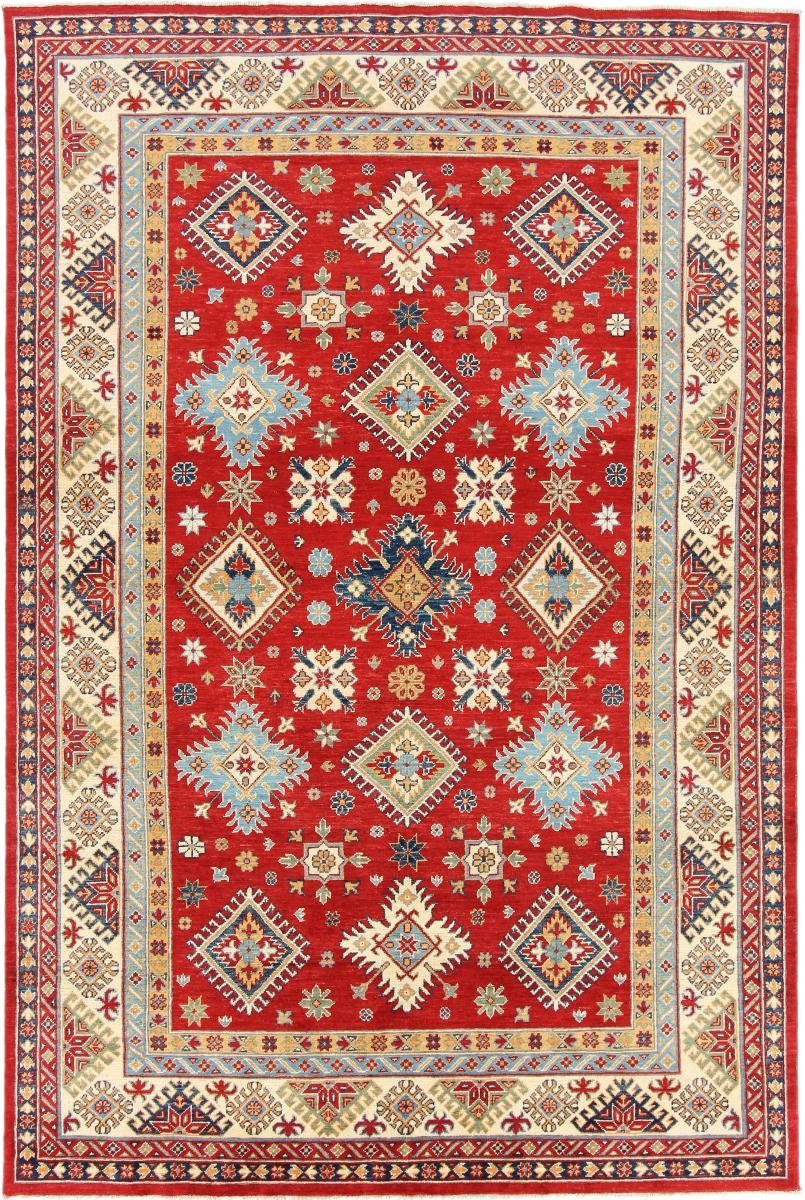Orientteppich Kazak 197x297 Handgeknüpfter Orientteppich, Nain Trading, rechteckig, Höhe: 5 mm