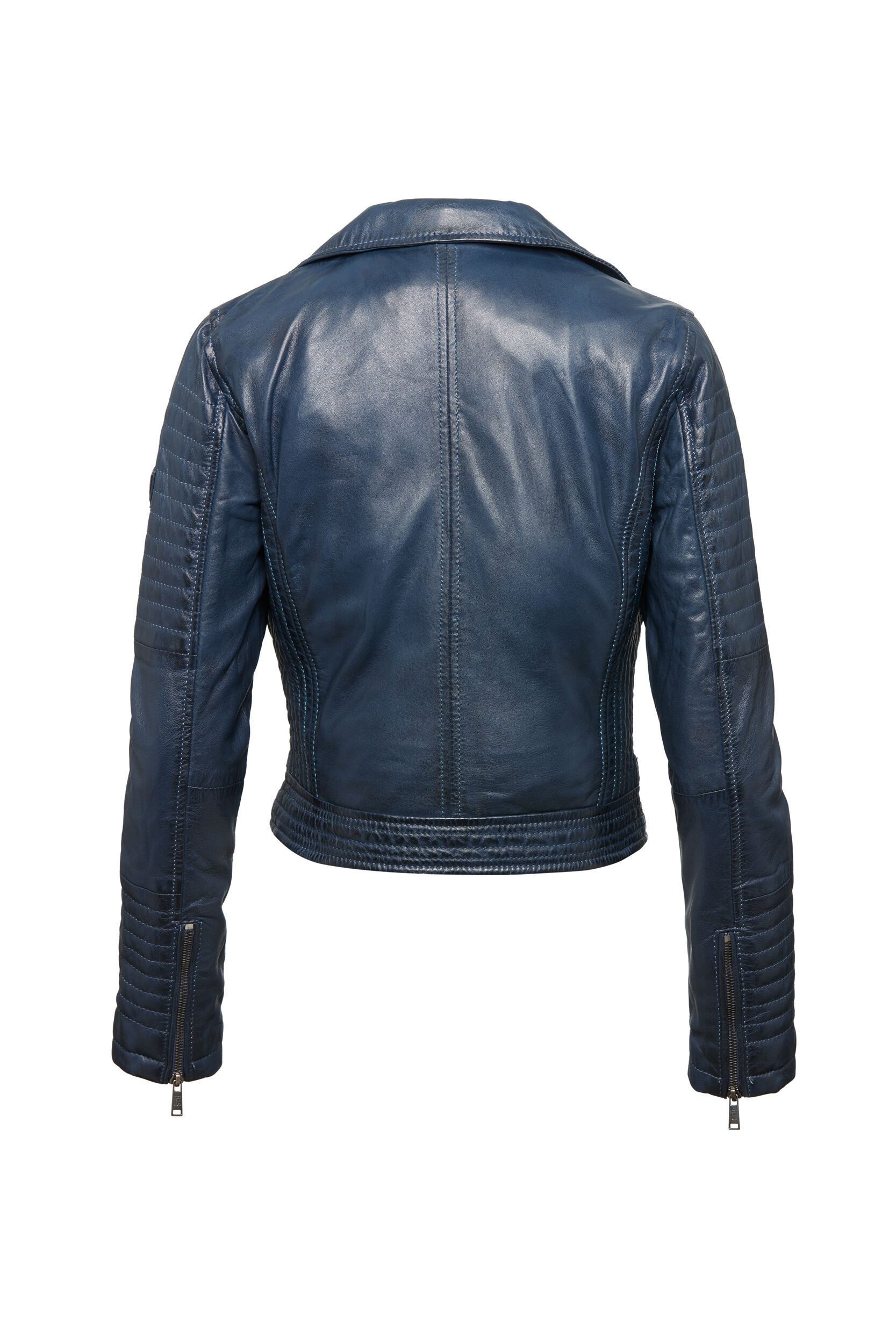 H.I.S Lederjacke (1-St) im Biker-Stil günstig online kaufen