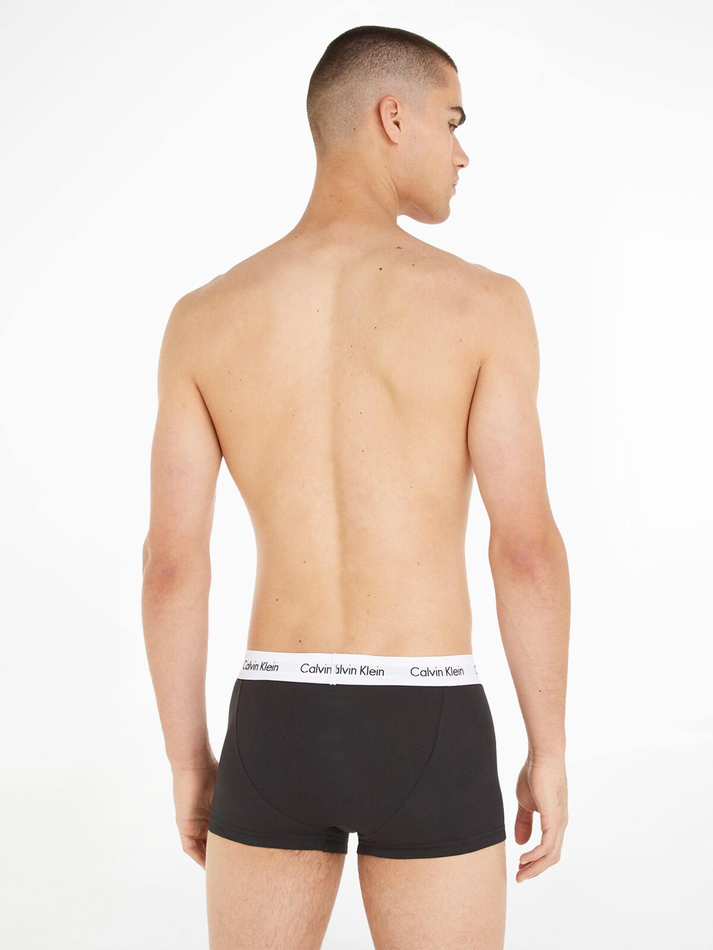 Calvin Klein Underwear Hipster (3-St) weißem mit schwarz Webbund