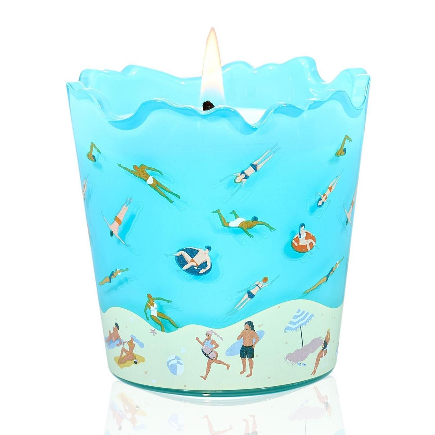 LuxusKollektion Duftkerze Duftkerze Ocean 160g Sojawachs Duftkerze Glas