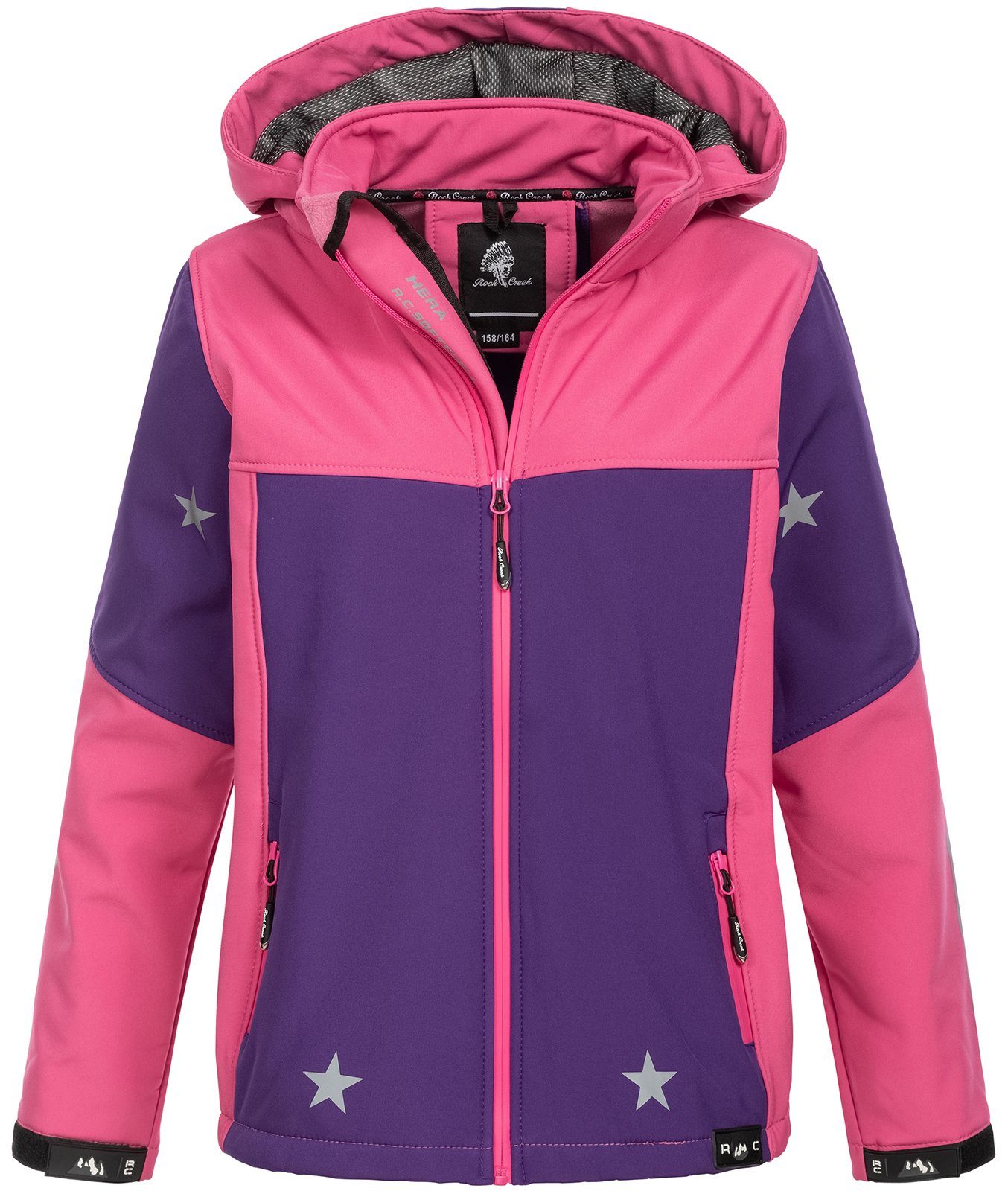Softshelljacke Kinder Softshelljacke Mädchen KM-100