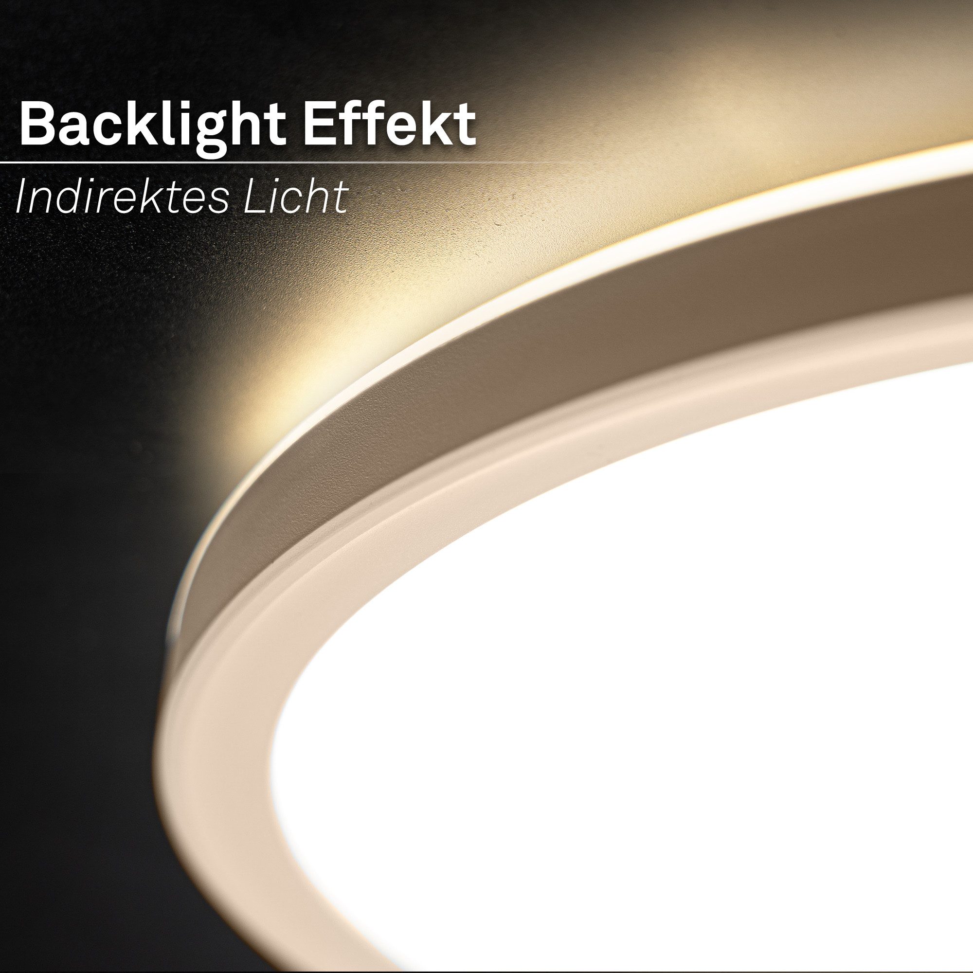 Briloner Leuchten LED Deckenleuchte LED Deckenlampe Sternenhimmel Indirektes Licht CCT/ON-OFF, CCT, LED fest integriert, 4000K, CCT-Lichtfarbe wählbar, 29,3x4 cm, Wohnzimmer, Schlafzimmer, Flur, Büro