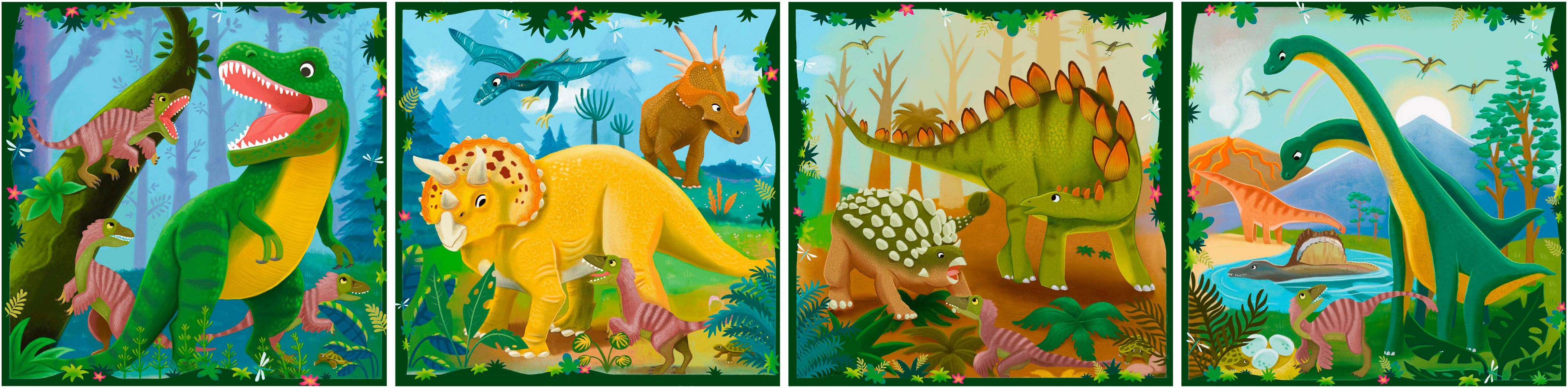 Ravensburger Puzzle PuzzleUP!, Dinosaurier, 159 Puzzleteile, Made in Europe günstig online kaufen