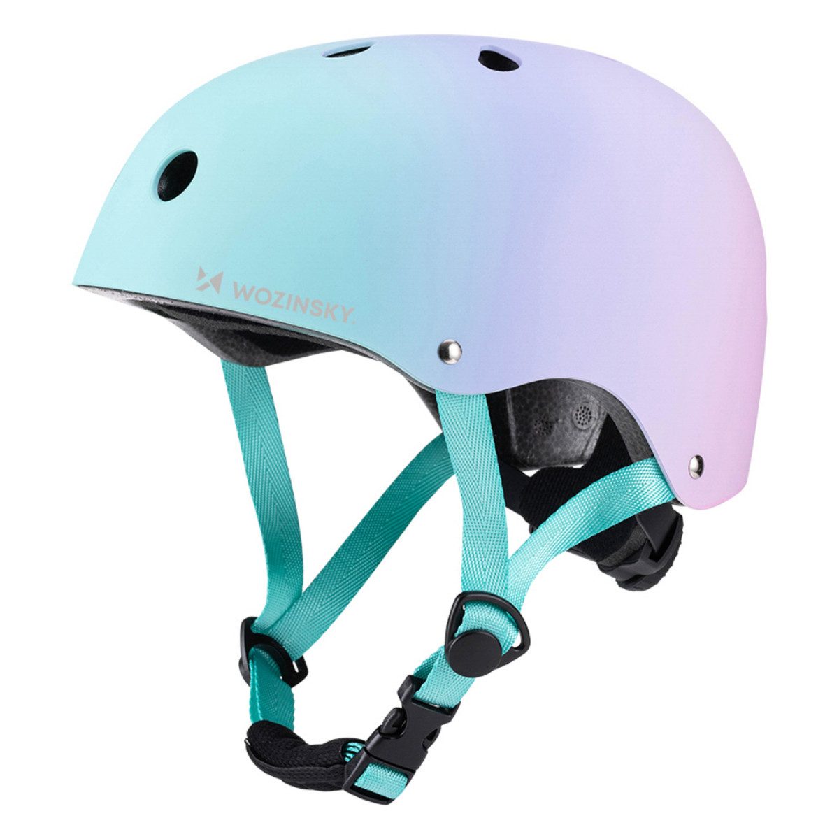 Wozinsky Fahrradhelm HT-38, 360°-Verstellrad für passgenauen Sitz, leichte Bauweise