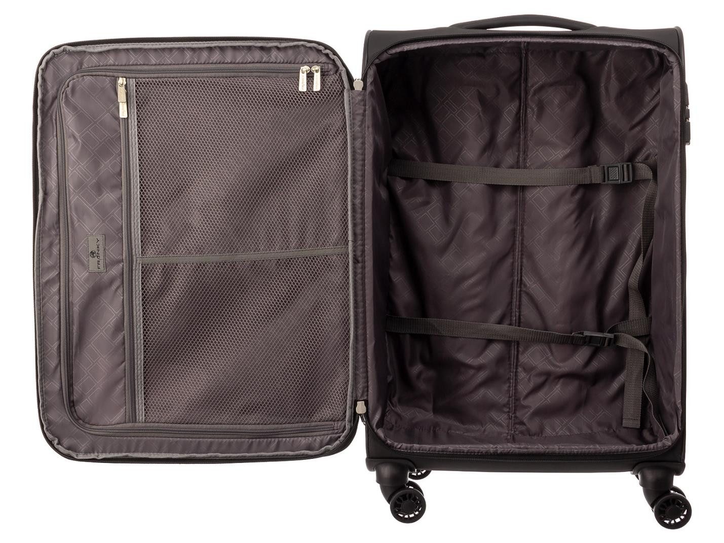 Franky Weichgepäck-Trolley T1-B Trolley DR Spinner 75er Größe L, 8 Rollen, TSA-Schloss