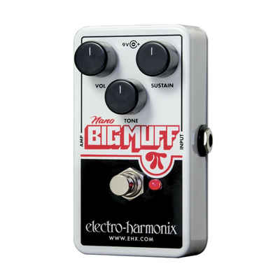 Electro Harmonix Musikinstrumentenpedal, Nano Big Muff Pi - Verzerrer für Gitarren