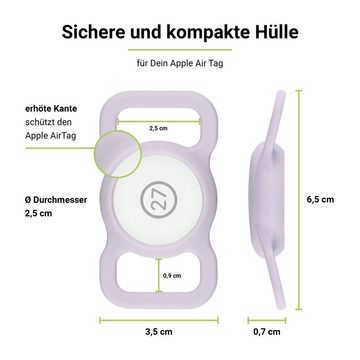 Artwizz Case zum Umhängen PetStrap zur Befestigung von Apple AirTag als Halsband GPS-Tracker, kompatibel mit Apple AirTag
