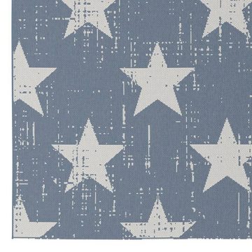 Teppich Kinderteppich Miami 120x170 cm Sterne Blau, Dutch Lifestyle, Rechteckig