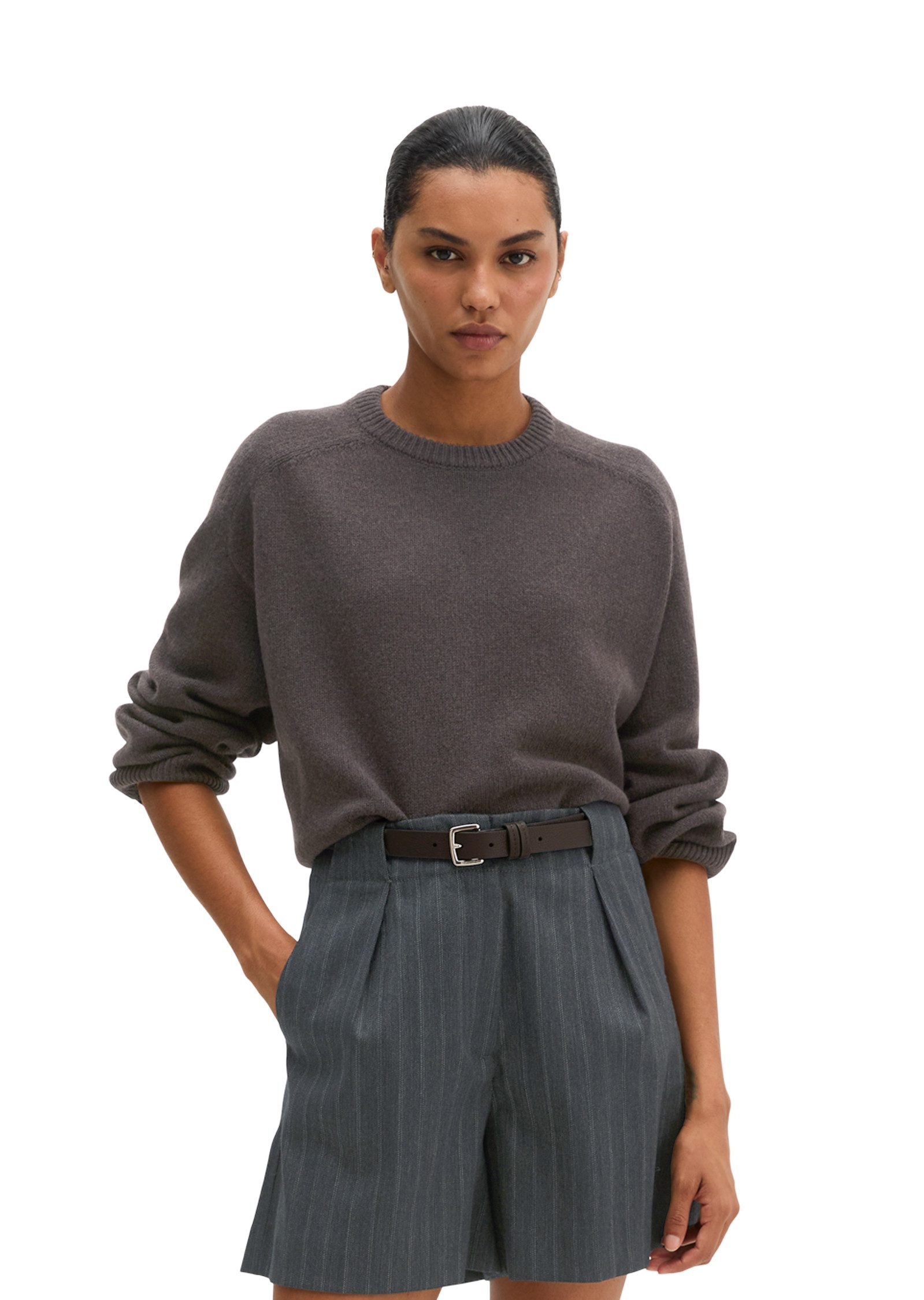 Marc O'Polo Strickpullover aus weichem Schurwolle-Mix