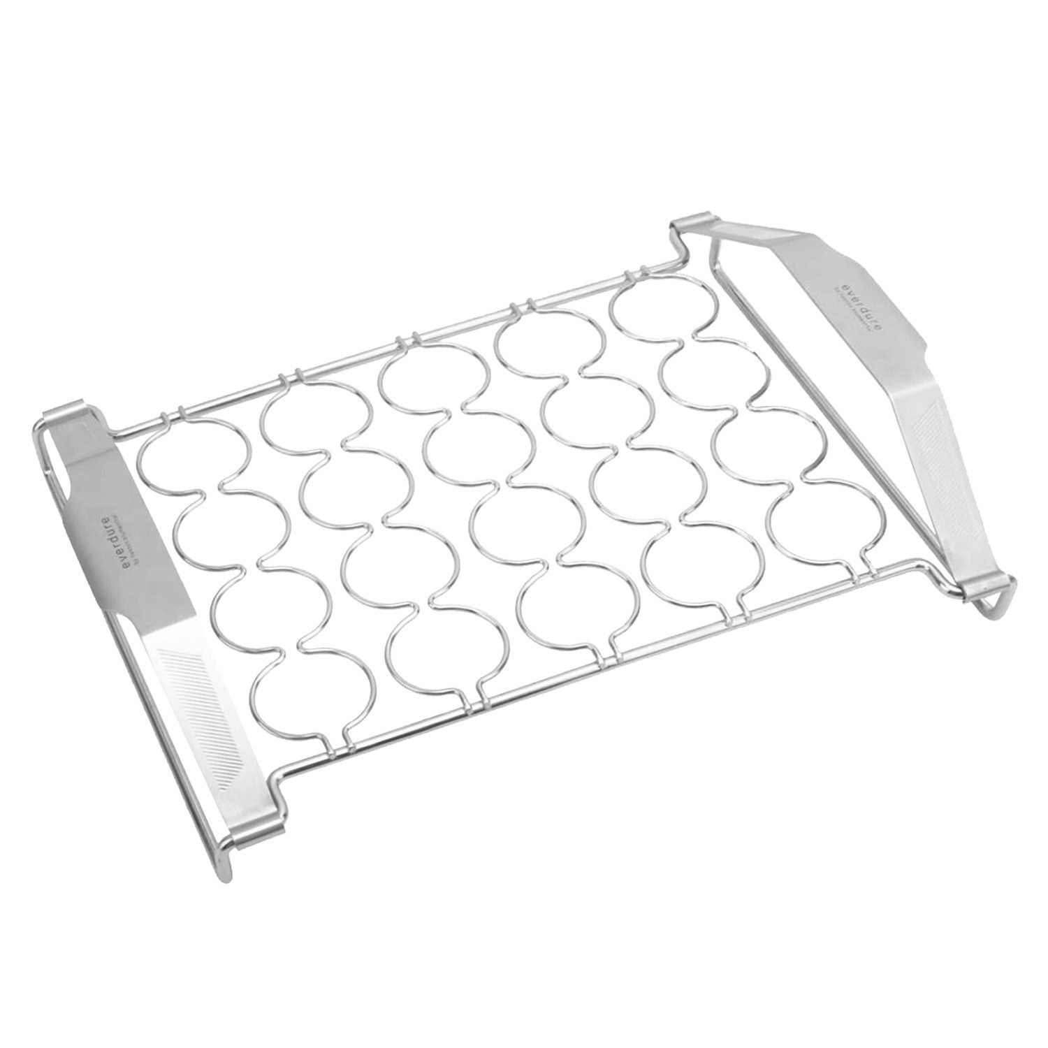EVERDURE Holzkohlegrill Everdure Quantum Steel Gourmet -Halterung für Gemüse, Muffins, Austern