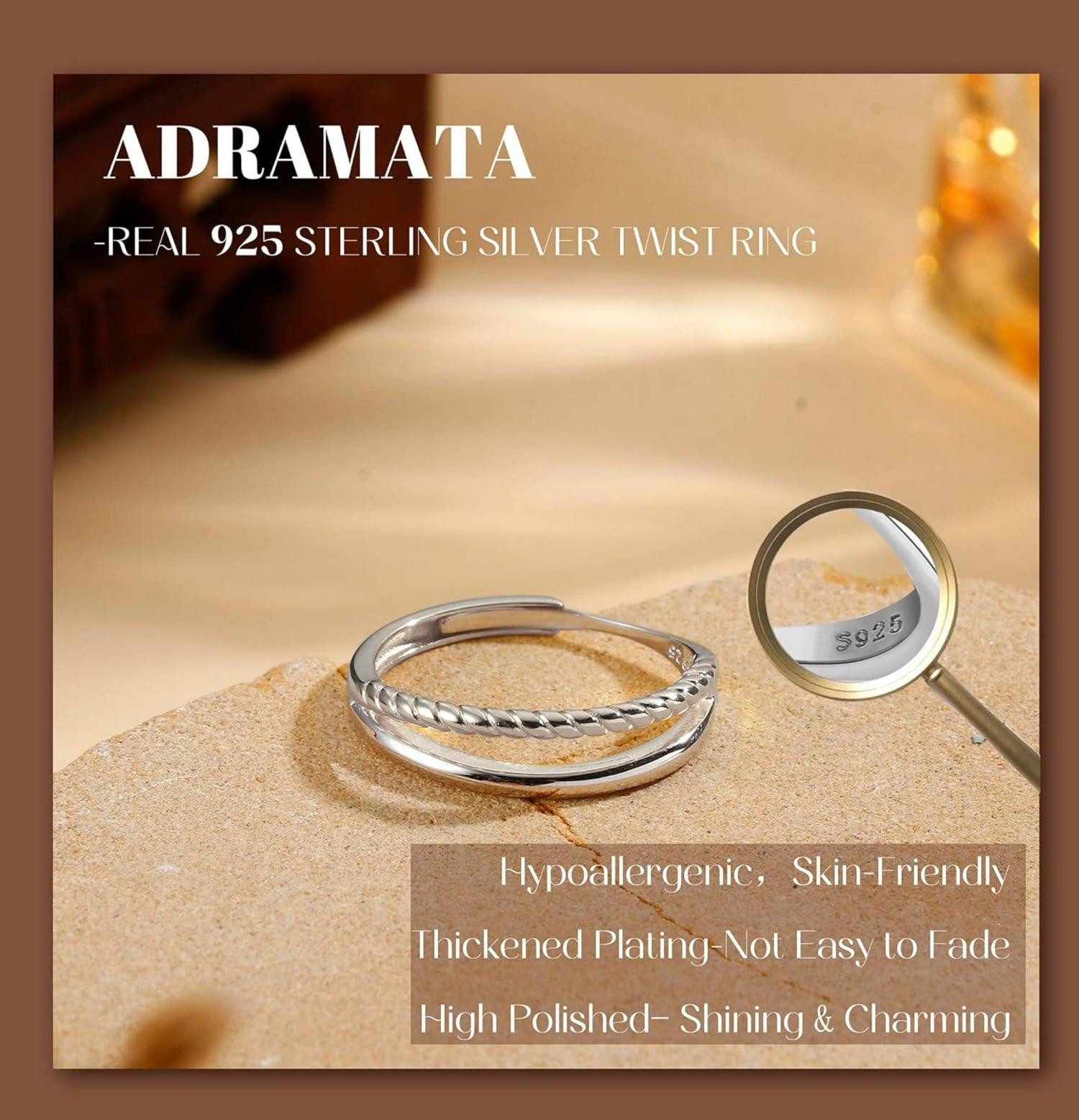 Adramata Silberring Adramata Ring Silber 925 günstig online kaufen