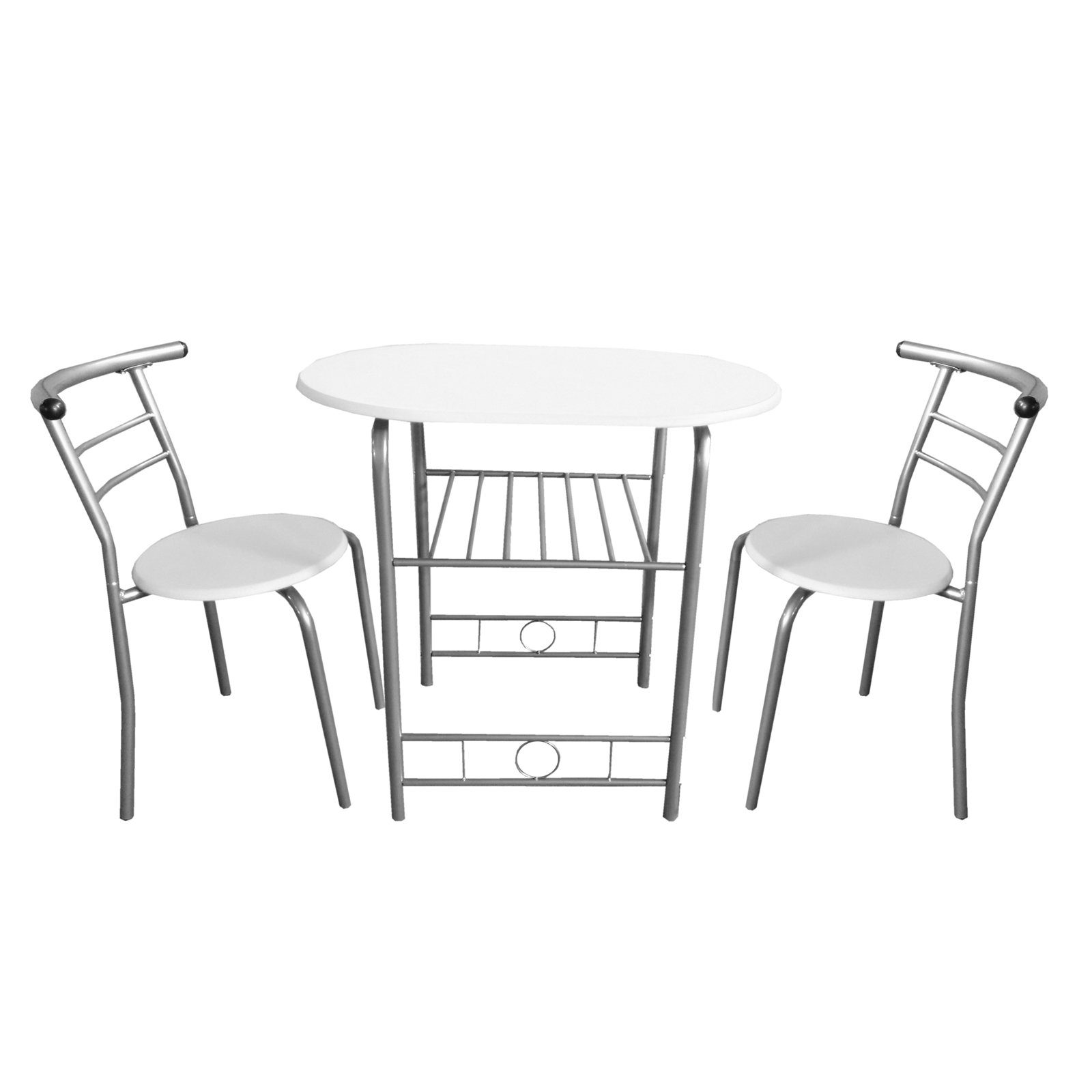 HTI-Line Küchentisch Tischgruppe Merit (Set, 3-St., 1 Tisch, 2 Stühle), Essgruppe 1 Tisch 2 Stühle