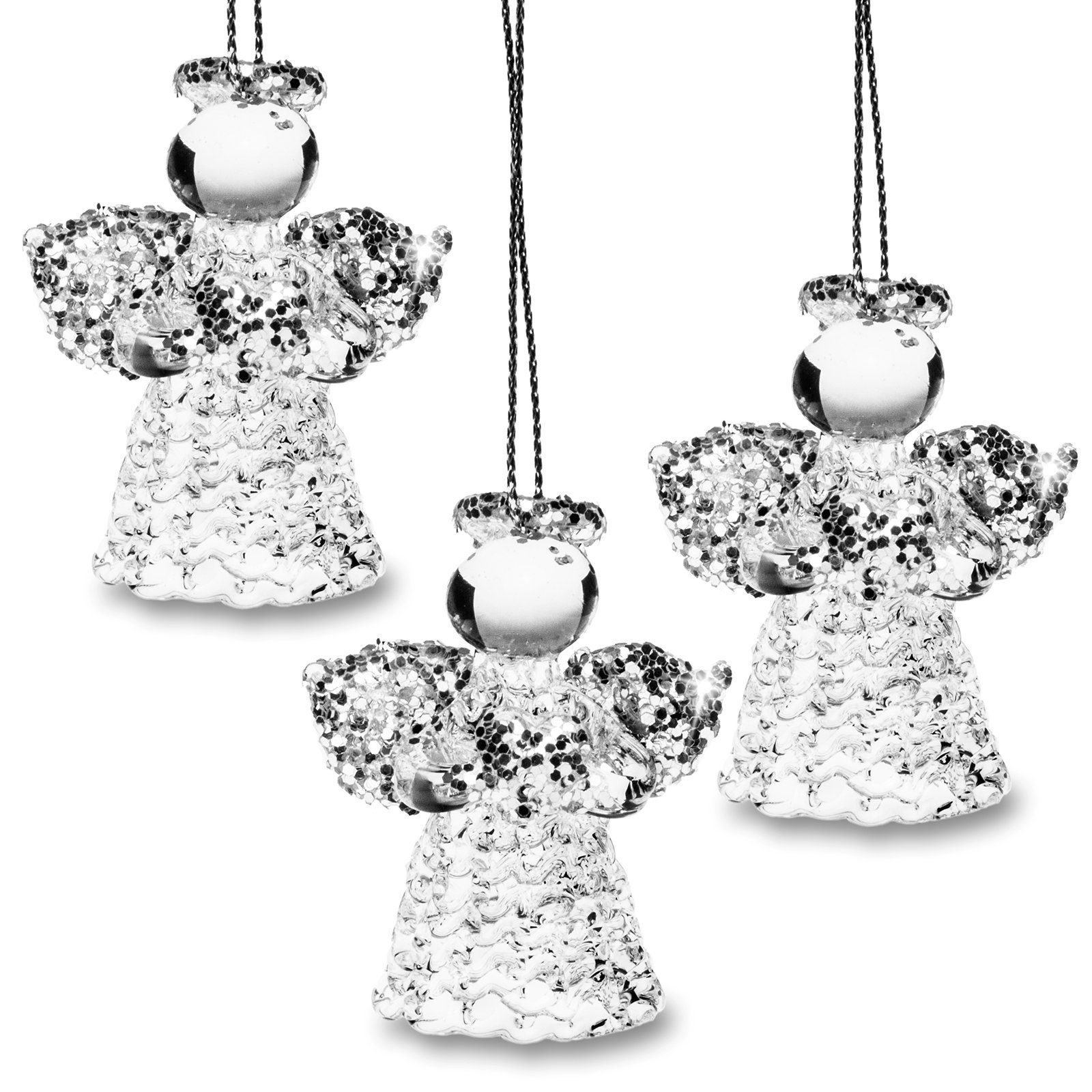 SIKORA Christbaumschmuck BS406 Engel Glas Figur günstig online kaufen