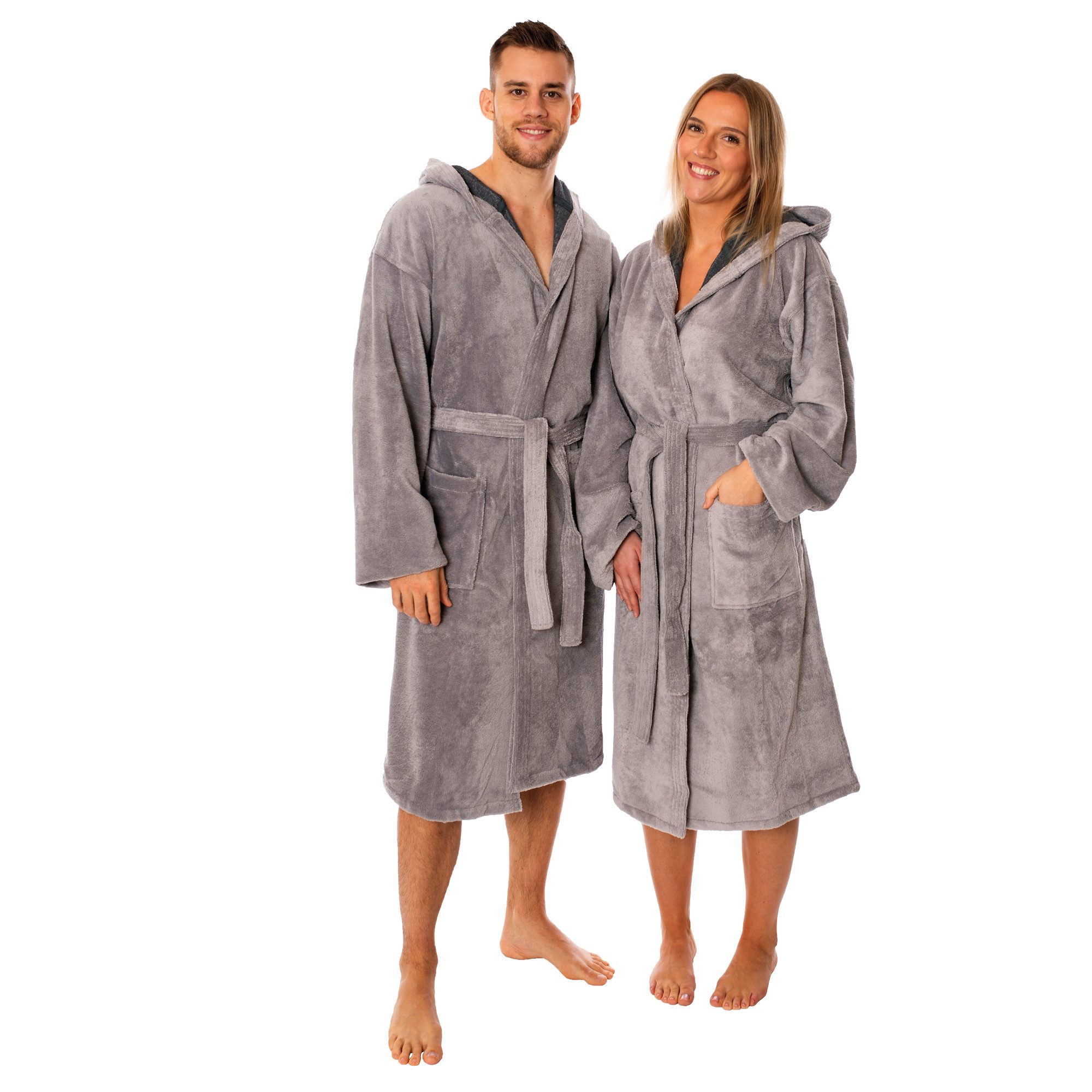 Lavea Bademantel Madrid, aus 100% Bambusviskose, fusselfrei, pflegeleicht, günstig online kaufen