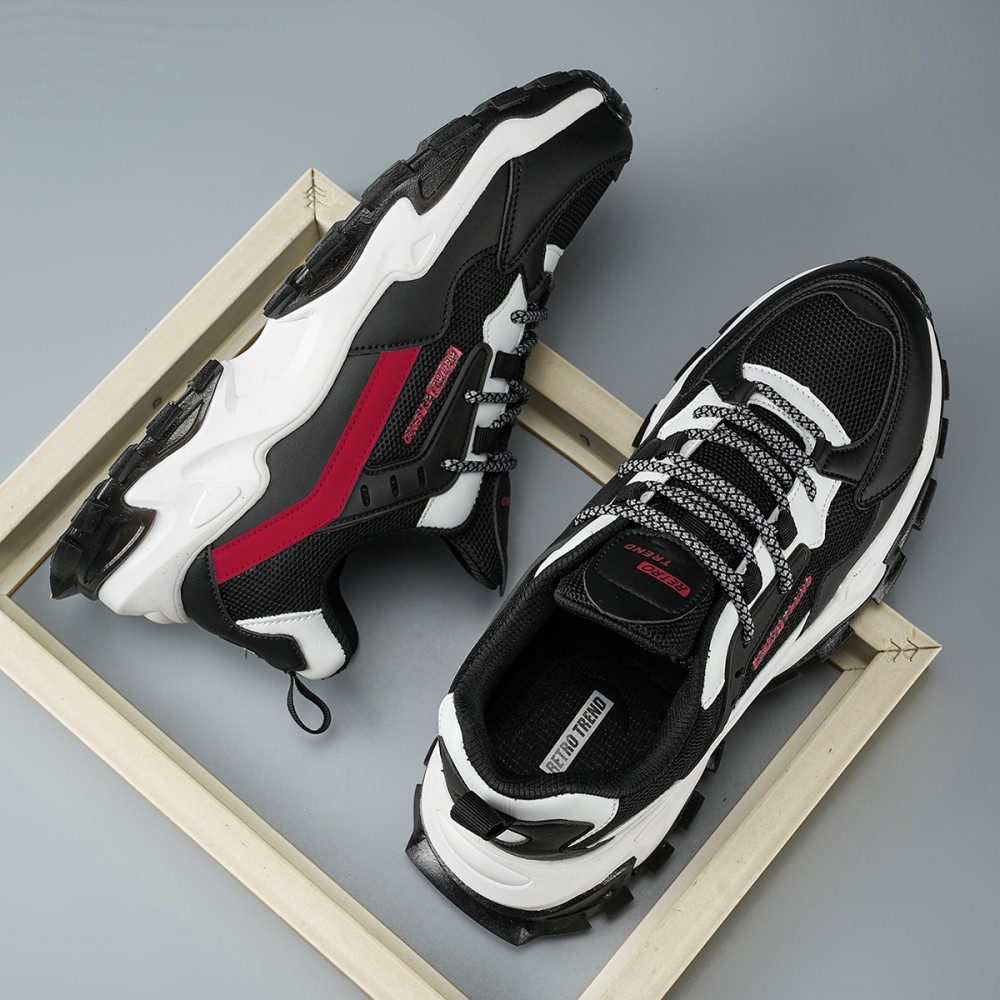 HUSK'SWARE Sneaker (EVA + TPR sorgen für hervorragende Dämpfung und Rückfederung., Schweinsleder kombiniert mit Mesh) Leicht, atmungsaktiv, rutschfest und antib – Bild 5 von 5