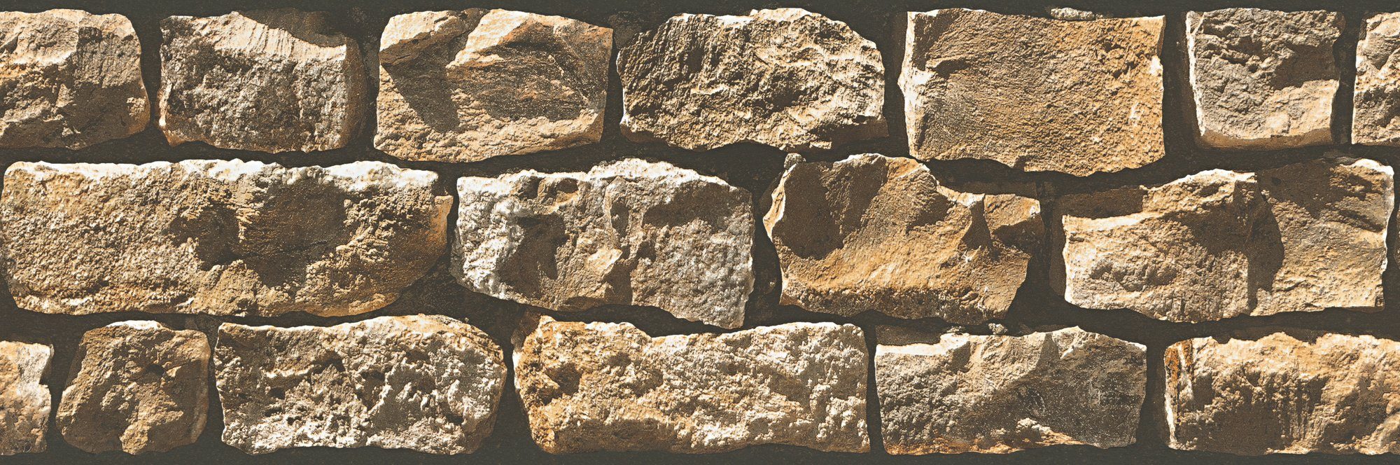 Bricoflor Selbstklebende Steintapete als Bordüre Mauer Tapetenbordüre Ideal günstig online kaufen