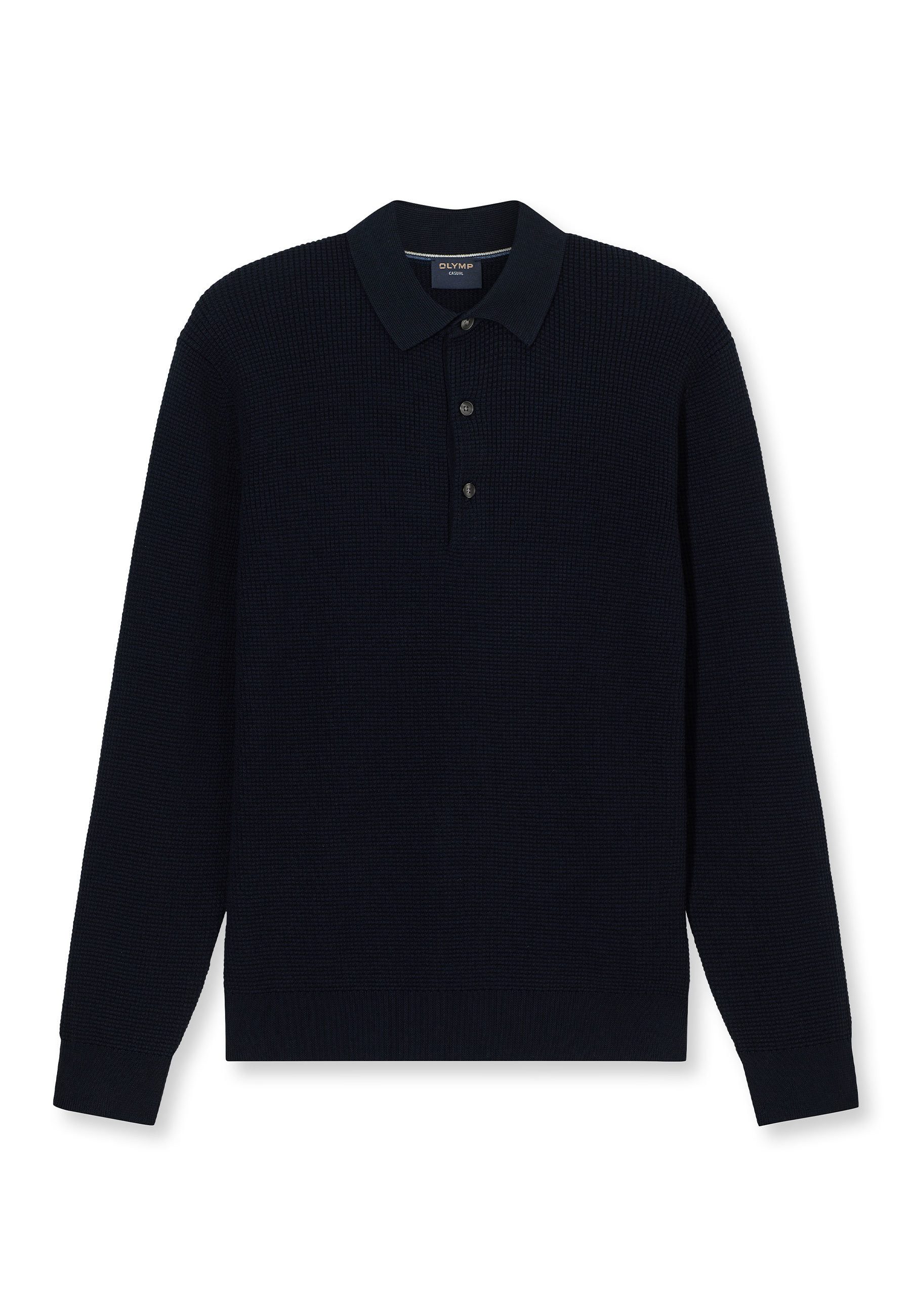 OLYMP Langarm-Poloshirt OLYMP Casual Strick, Polo langarm